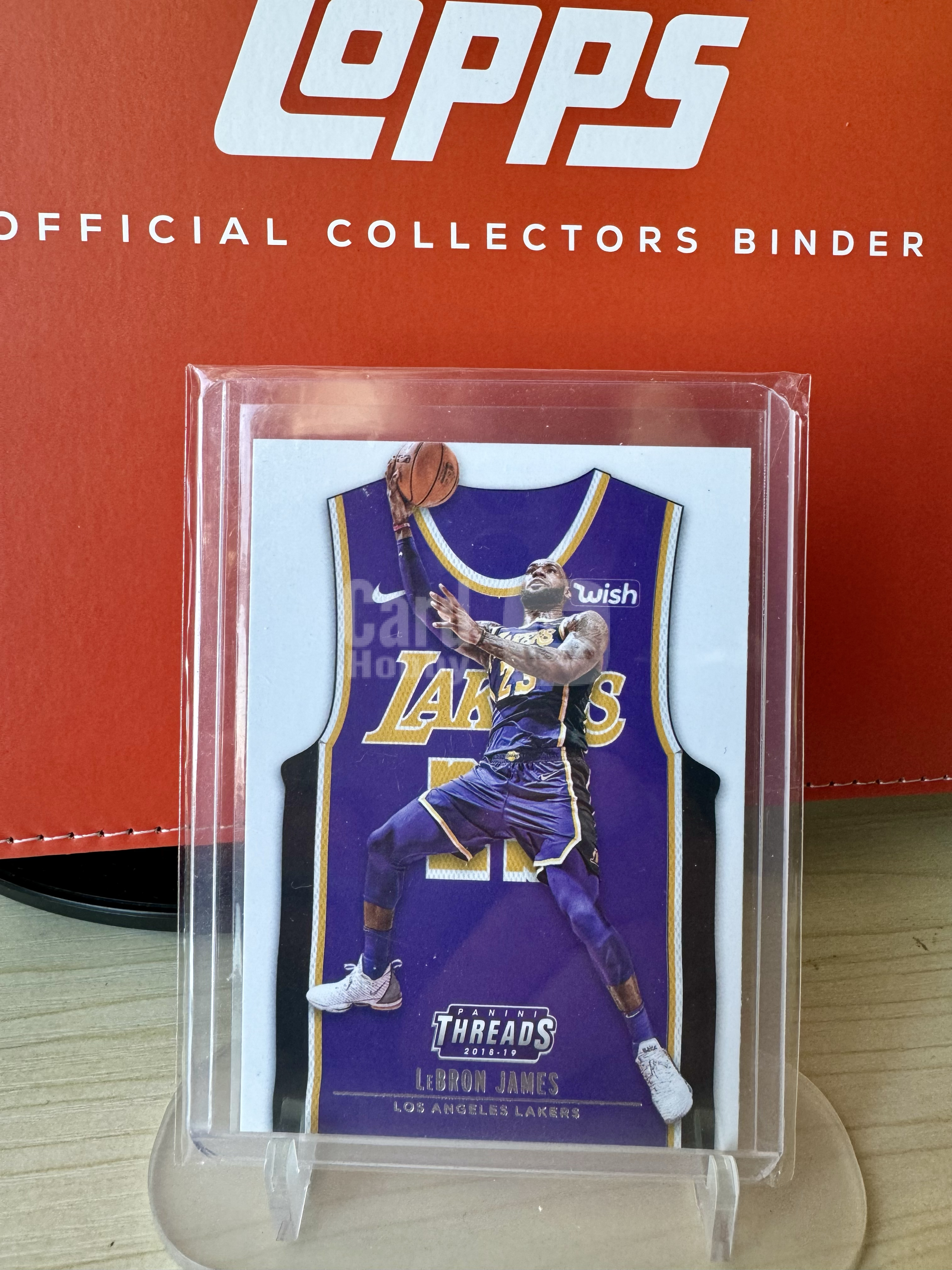 2018-19 Panini Threads LeBron James 湖人勒布朗詹姆斯绝版小背心系列 