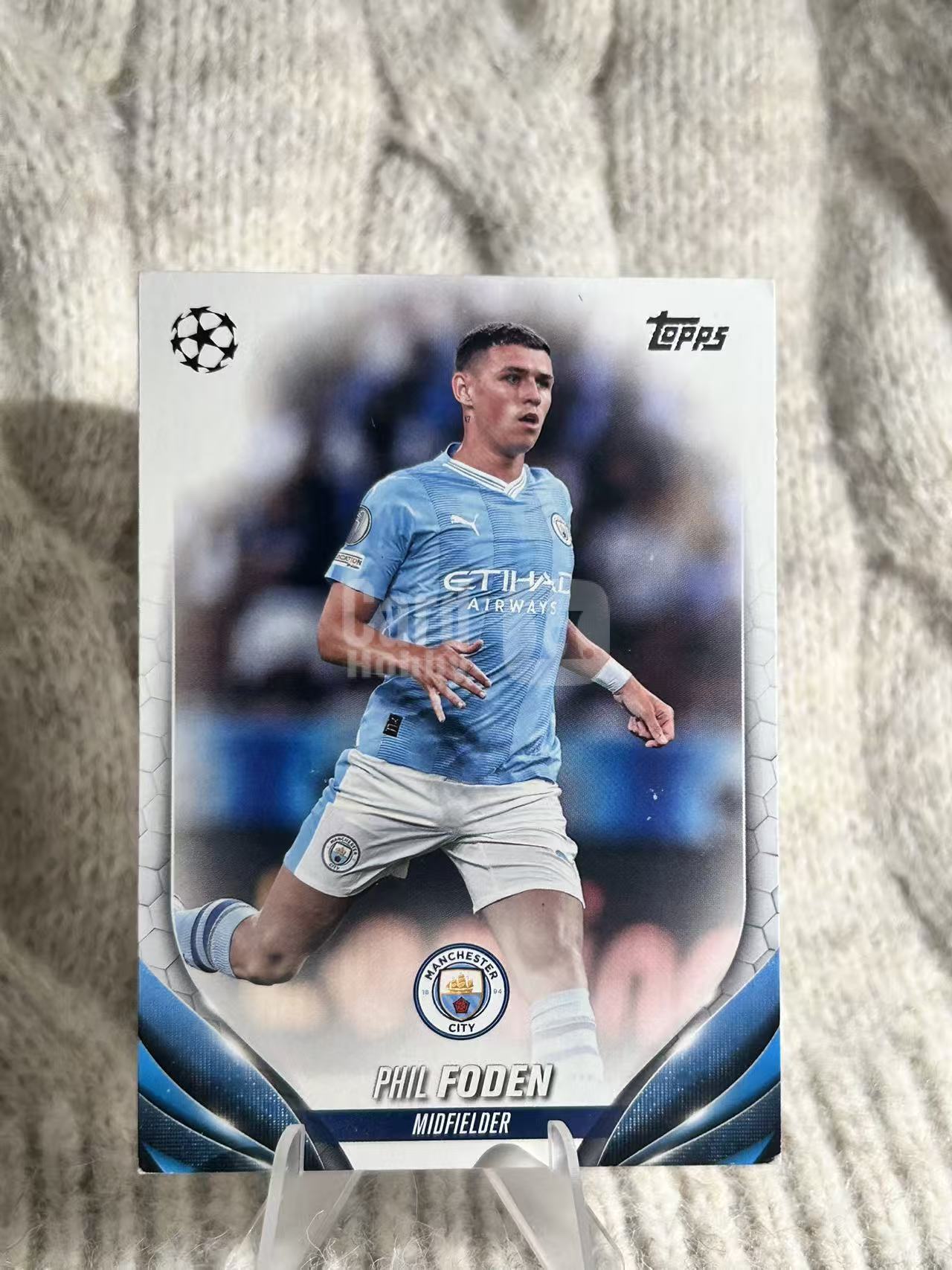 2024-25 Topps UEFA Champions League Phil Foden 曼城中场,技术细腻球商出众,球队本土核心,凑套必备