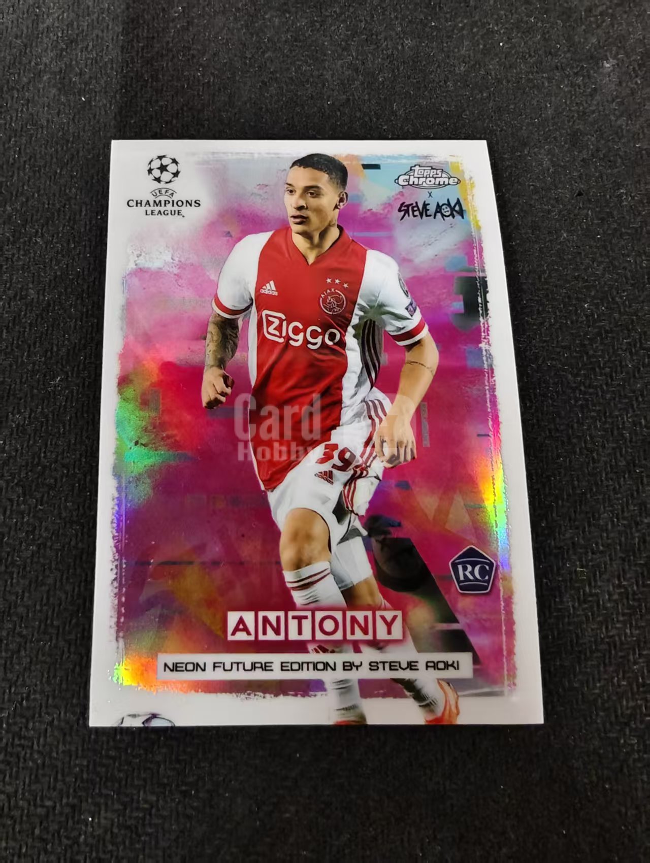 【可合并,不累计】2021 Topps Chrome Antony 安东尼 阿贾克斯 曼联 电音 联名 大比例 特卡 欧冠 银折 不保卡品 介意勿拍