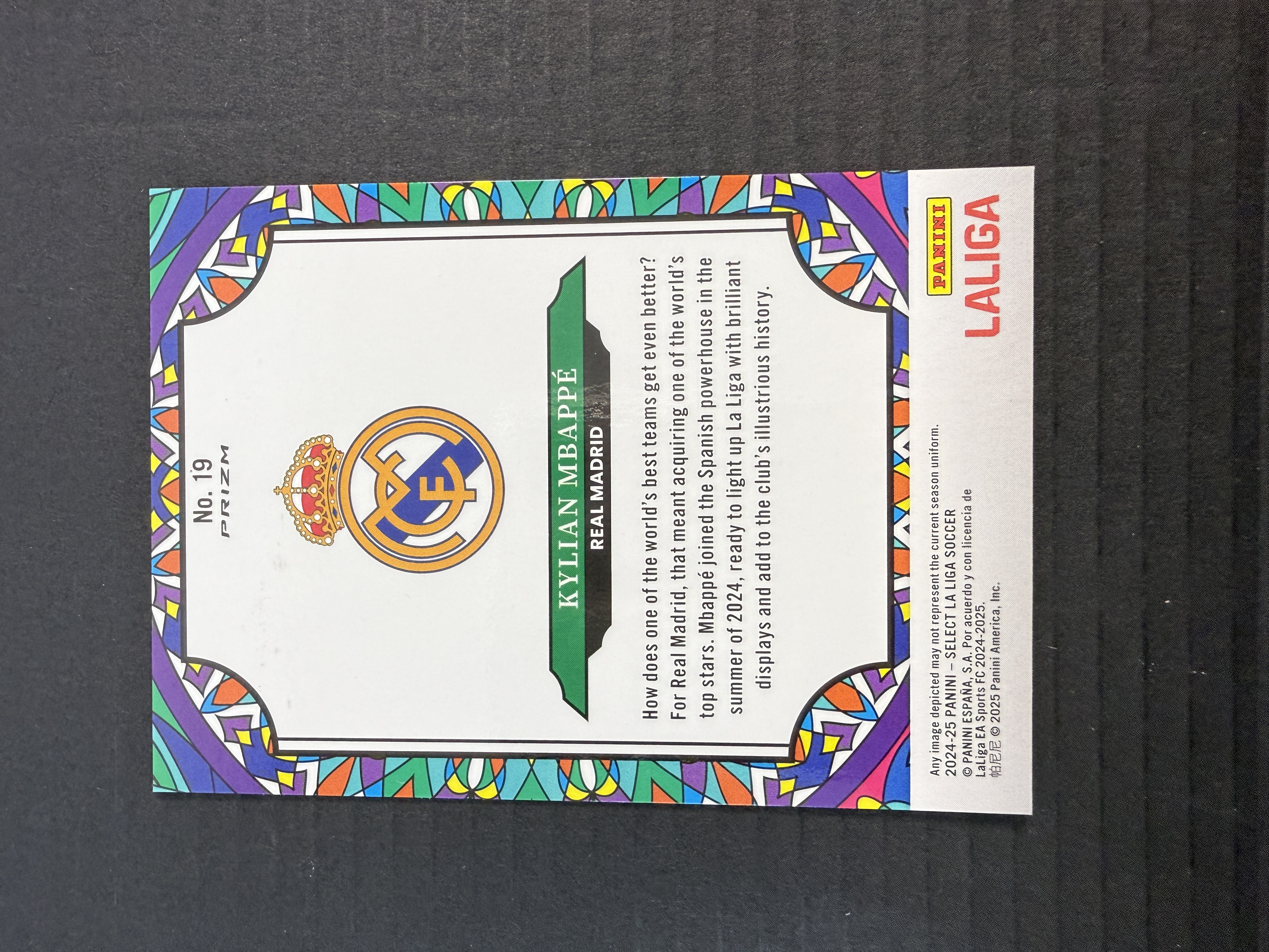 【GOAT山羊拍卖】航 2024-25赛季 select 西甲系列 姆巴佩 姆总 教堂特卡 大比例 SP 箱货 皇家马德里 品相如图