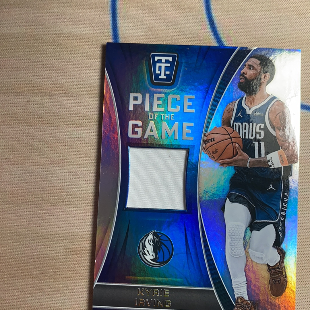 2024-25 Panini Totally Certified Kyrie Irving 卫生巾 银折 亲穿落场球衣切割 物料 凯里欧文 独行侠 欧神仙 卡品如图 凑套必备