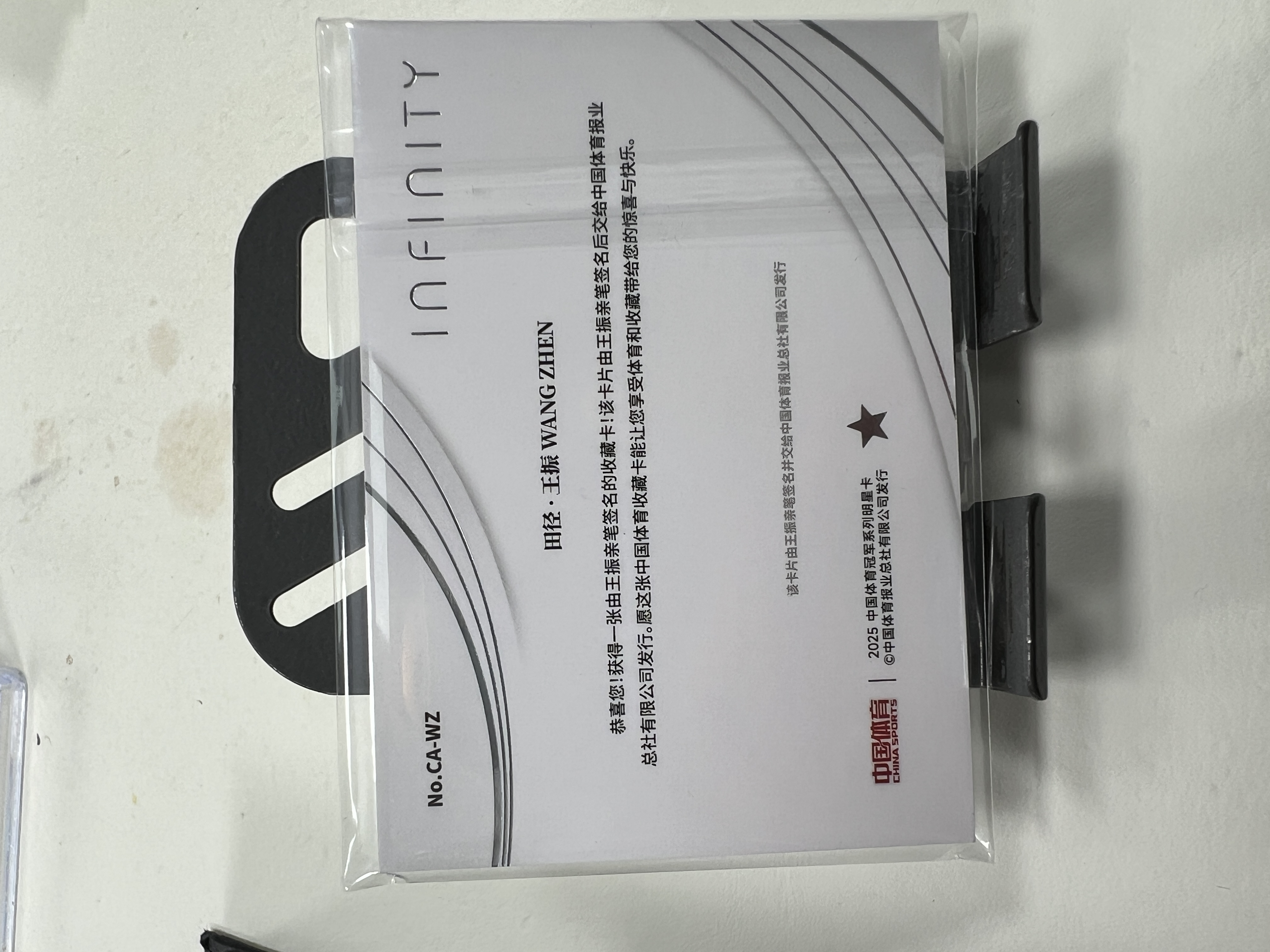 蒂奇宝 2025 奇卡 QICA 中国体育 无限 新星坐标 贴签 签字 49编 王振