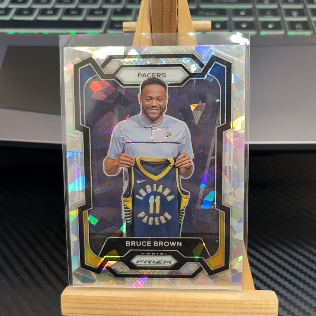 2023-24 Panini Prizm Bruce Brown 布鲁斯 布朗 开拓者 银折 碎冰折 折射 prizm系列 pz 卡品如图 凑图必备 值得收藏! 免费代卖!