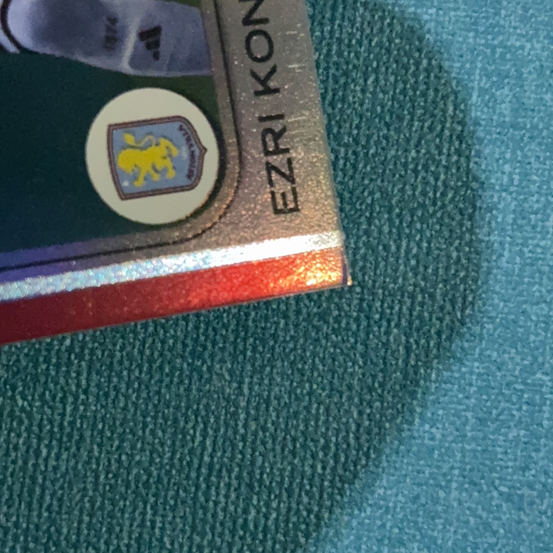 2024-25 Topps UCC 欧战 Ezri Konsa 孔萨 2/5编 超低编 红折 阿斯顿维拉 卡品如图 CYL