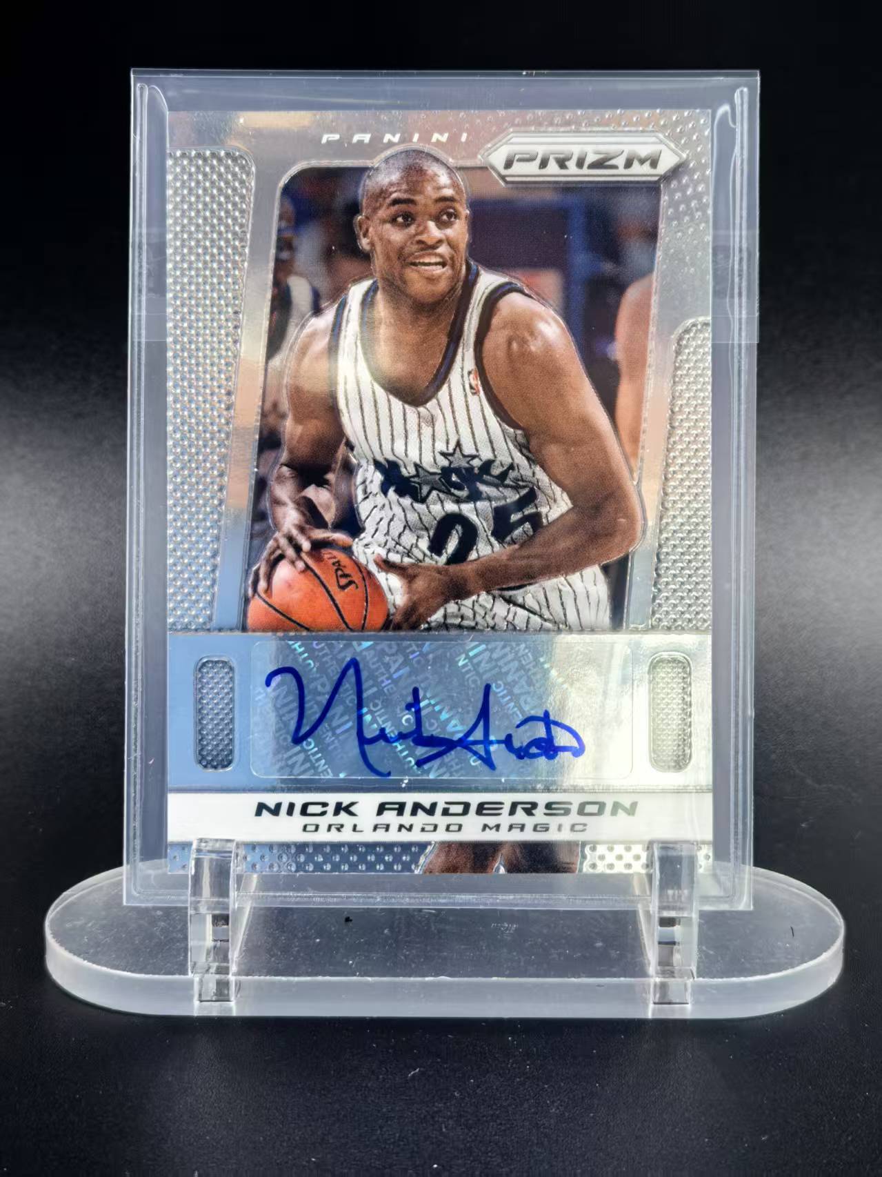 2013-14 Panini Prizm Nick Anderson #46 尼克 安德森 魔术名宿 签字