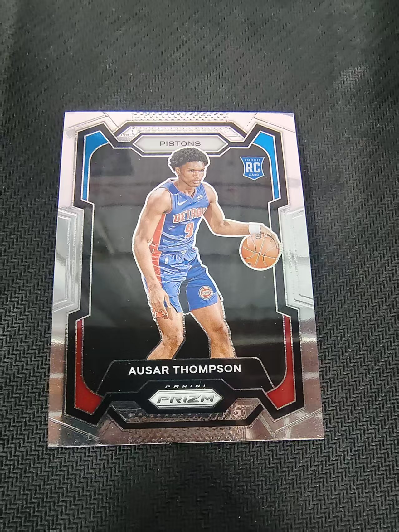 【可合并,不累计】2023-24 Panini Prizm Ausar Thompson RC 奥萨尔 汤普森 活塞队 RC 新秀 PZ 划痕 边角微瑕 #178