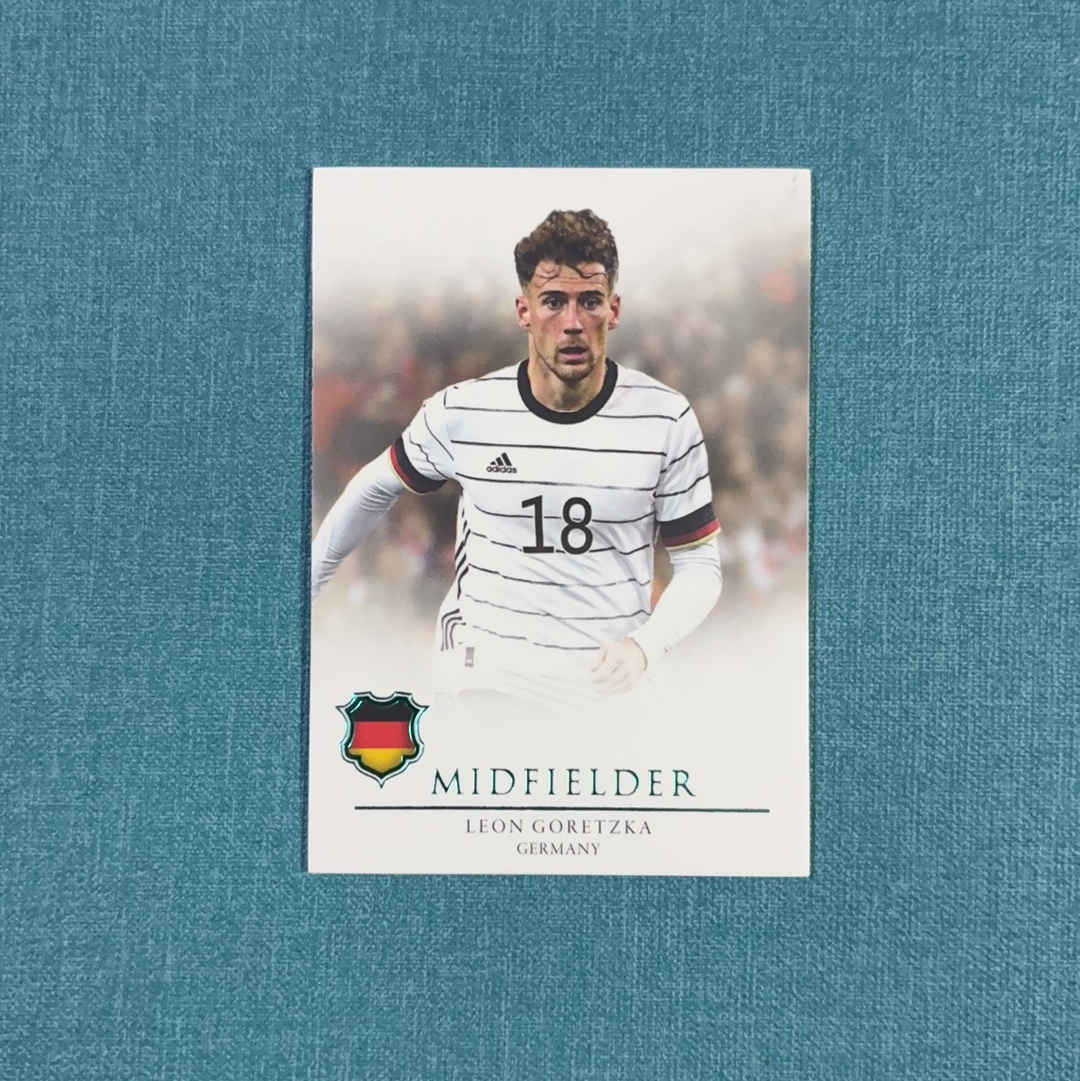 2021 Futera Unique 福特拉 Leon Goretzka 格雷茨卡 26/85编 绿平行 德国 拜仁慕尼黑 卡品如图 FTU