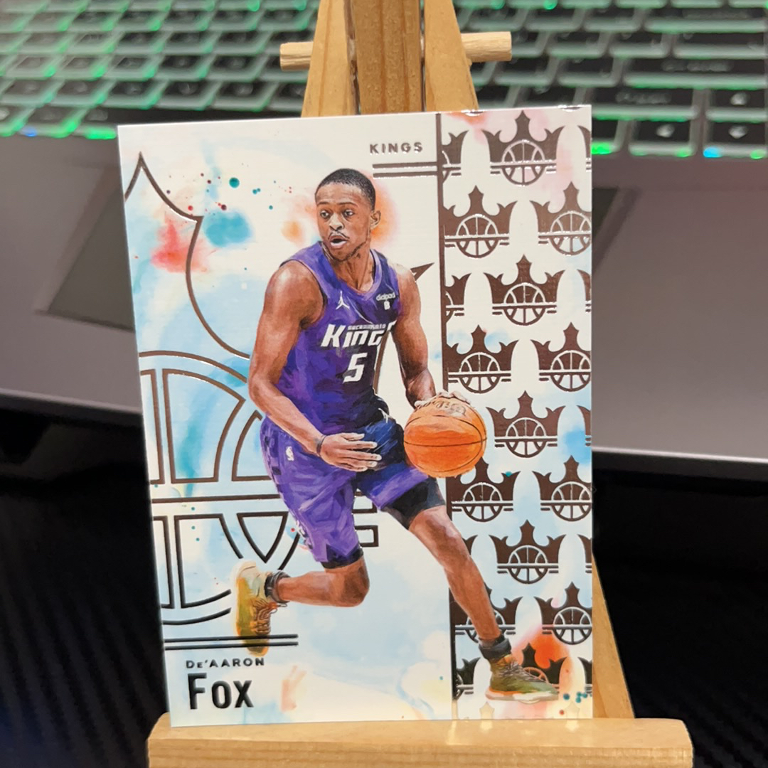 2024-25 Panini Court Kings De'Aaron Fox 达龙 福克斯 国王 油画系列 卡品如图 凑图必备 值得收藏!免费代卖!