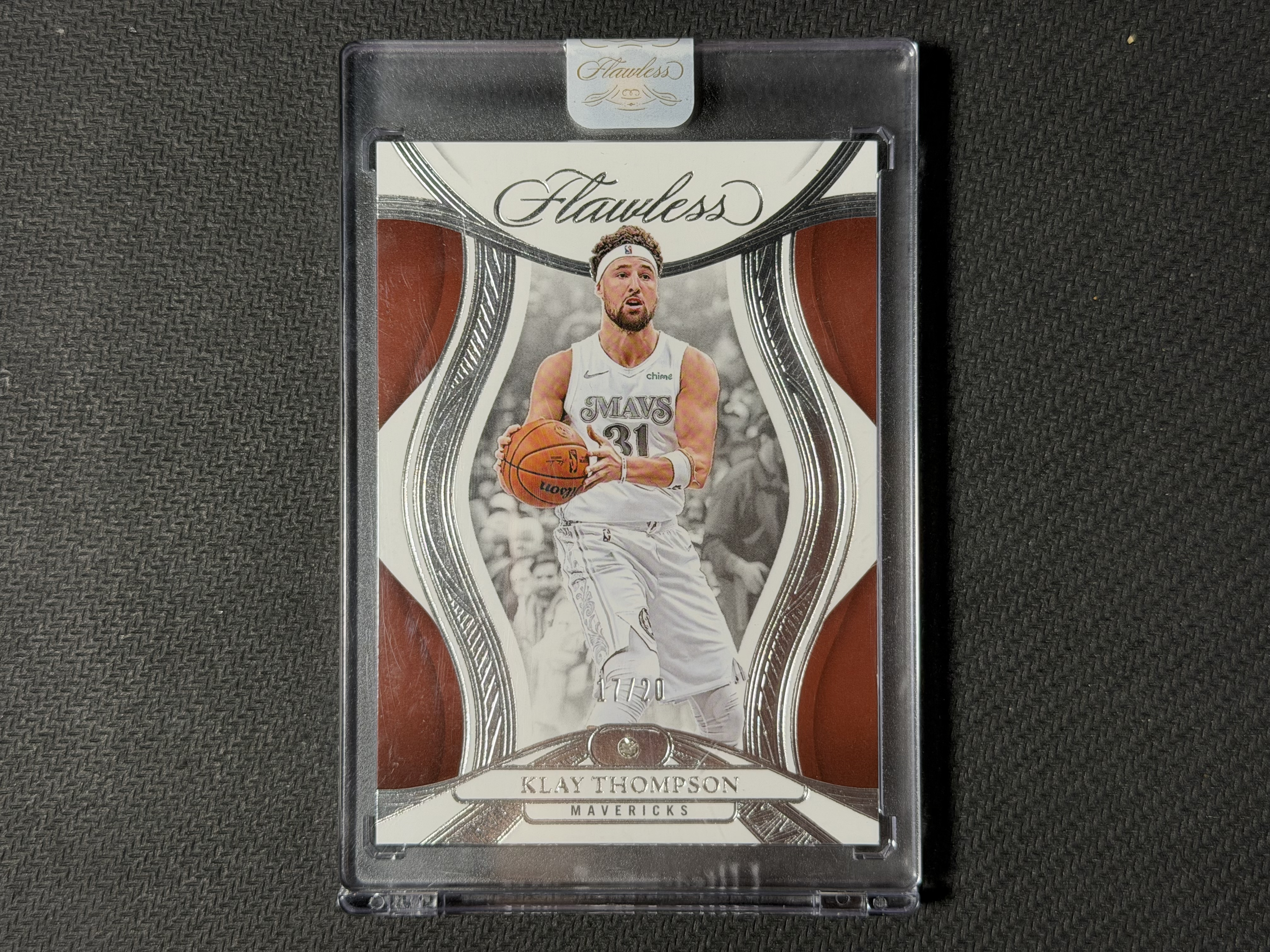 2024-25 Panini Flawless Klay Thompson 🤞不顶价 不做价🤞手提 独行侠 克莱 汤普森 佛祖 17/20编 钻石Base 库里水花兄弟 原封砖