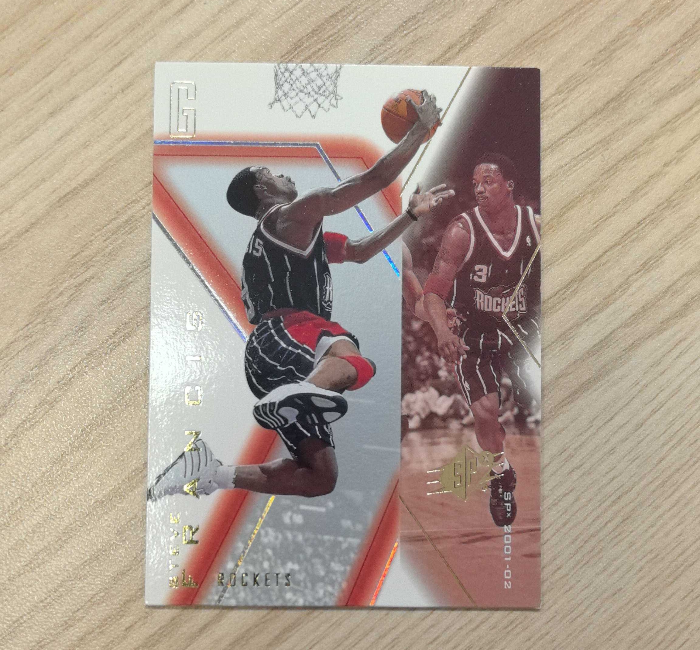 2001-02 Upper Deck SPx Steve Francis 史蒂夫·弗朗西斯 UD 经典老卡 姚明的好大哥 99年榜眼秀 3届全明星 进攻万花筒 先后效力于火箭、魔术、尼克斯
