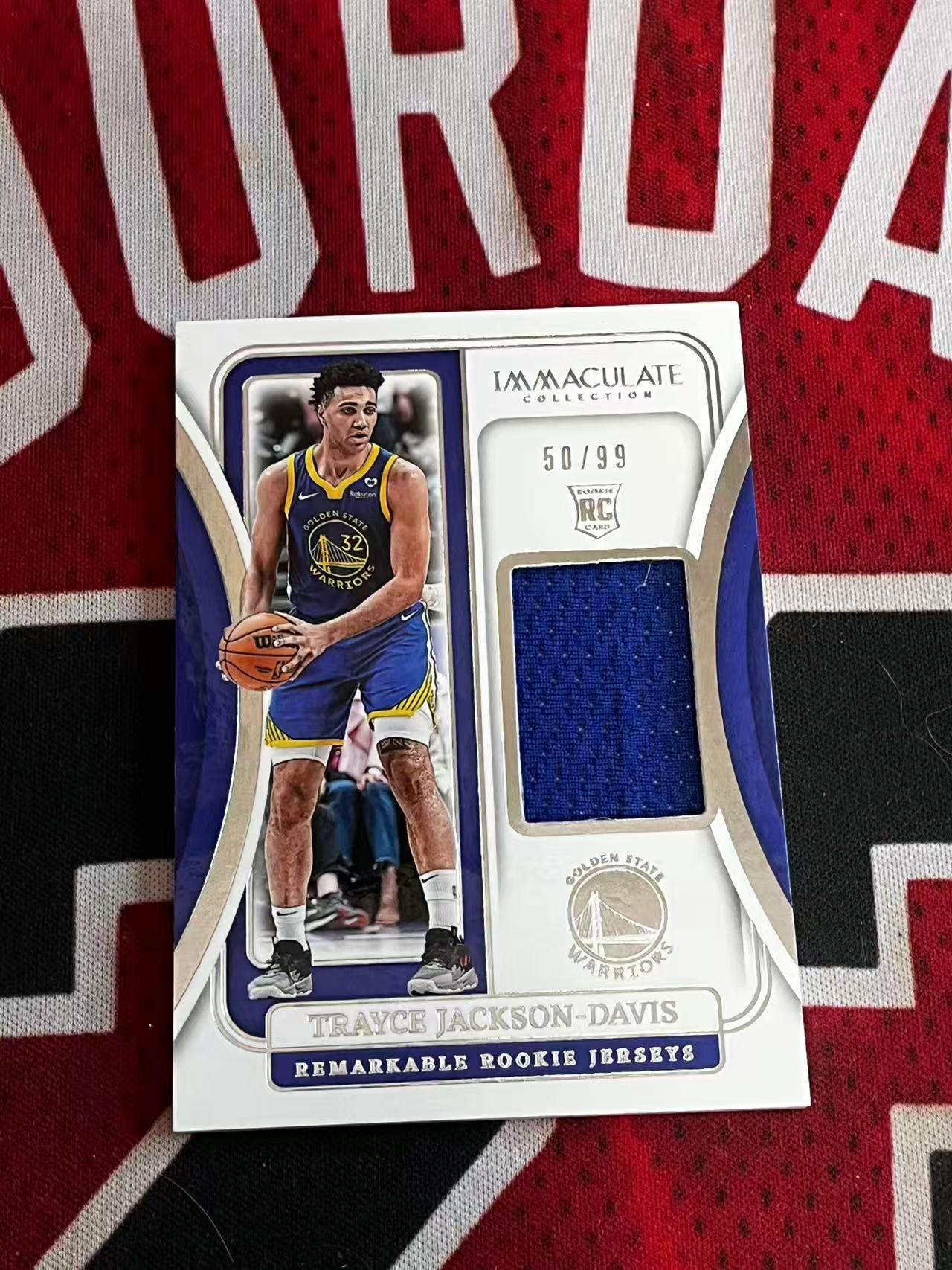 【接寄拍】2023-24 PANINI NATIONAL 国宝高端系列 勇士 新秀RC TJD土鸡蛋 特雷斯杰克逊戴维斯 99编 新秀大窗球衣物料切割 衣料实物卡 专收凑套必备【烂臭嘴拍卖】