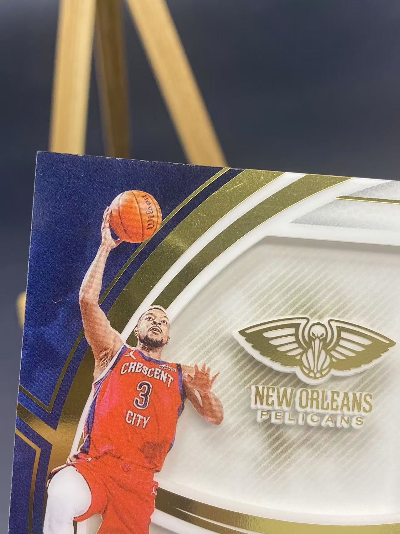 2024-25 【六六代卖】 Immaculate CJ McCollum CJ麦科勒姆 鹈鹕 41/49编 沙盒签 卡签签字 瑕疵如图(睿002)