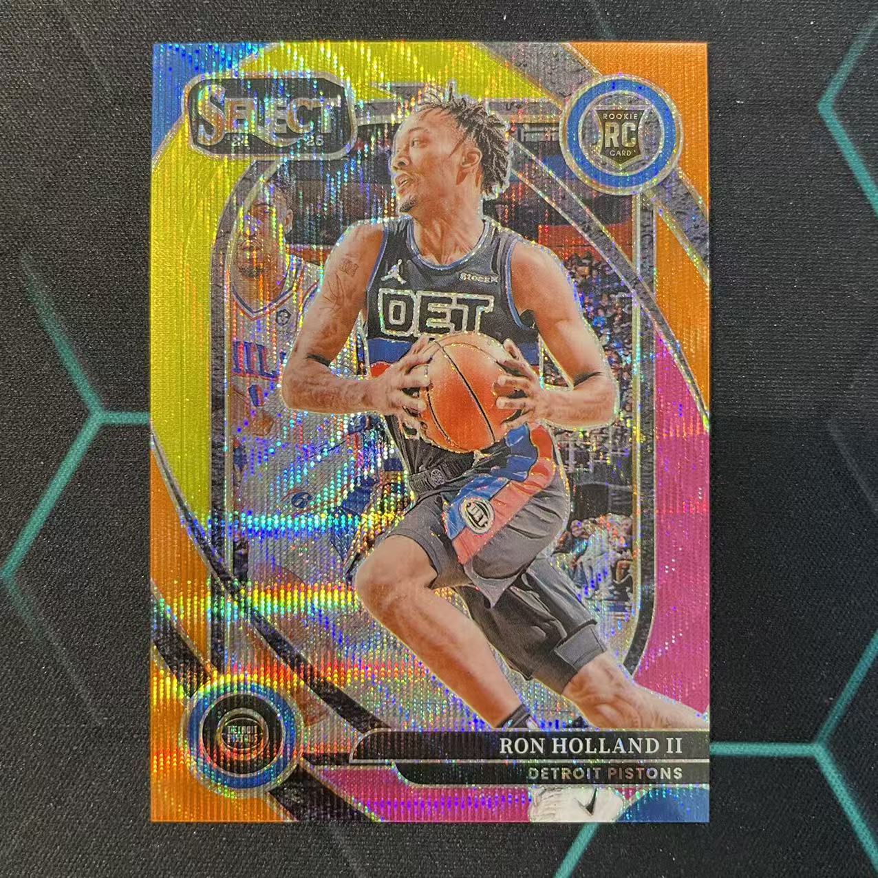 2024-25 Panini Select Ron Holland II RC 【阿福代卖】 罗恩 霍兰德二世 活塞 新秀 三色波纹折 20编 收藏必备 (行行行)