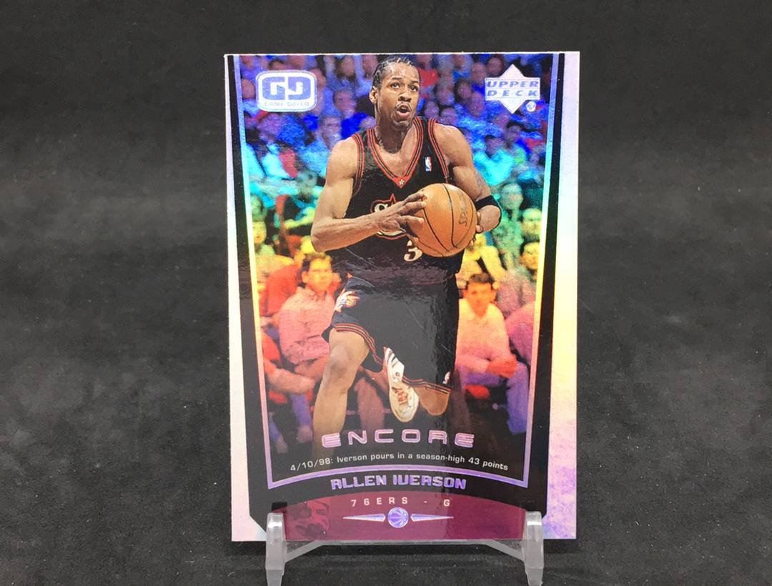 【DC拍卖】12.01 UD ENCORE 经典折射卡 实卡美如画 名人堂名宿 76人队魂 费城之子 答案 阿伦 艾佛森
