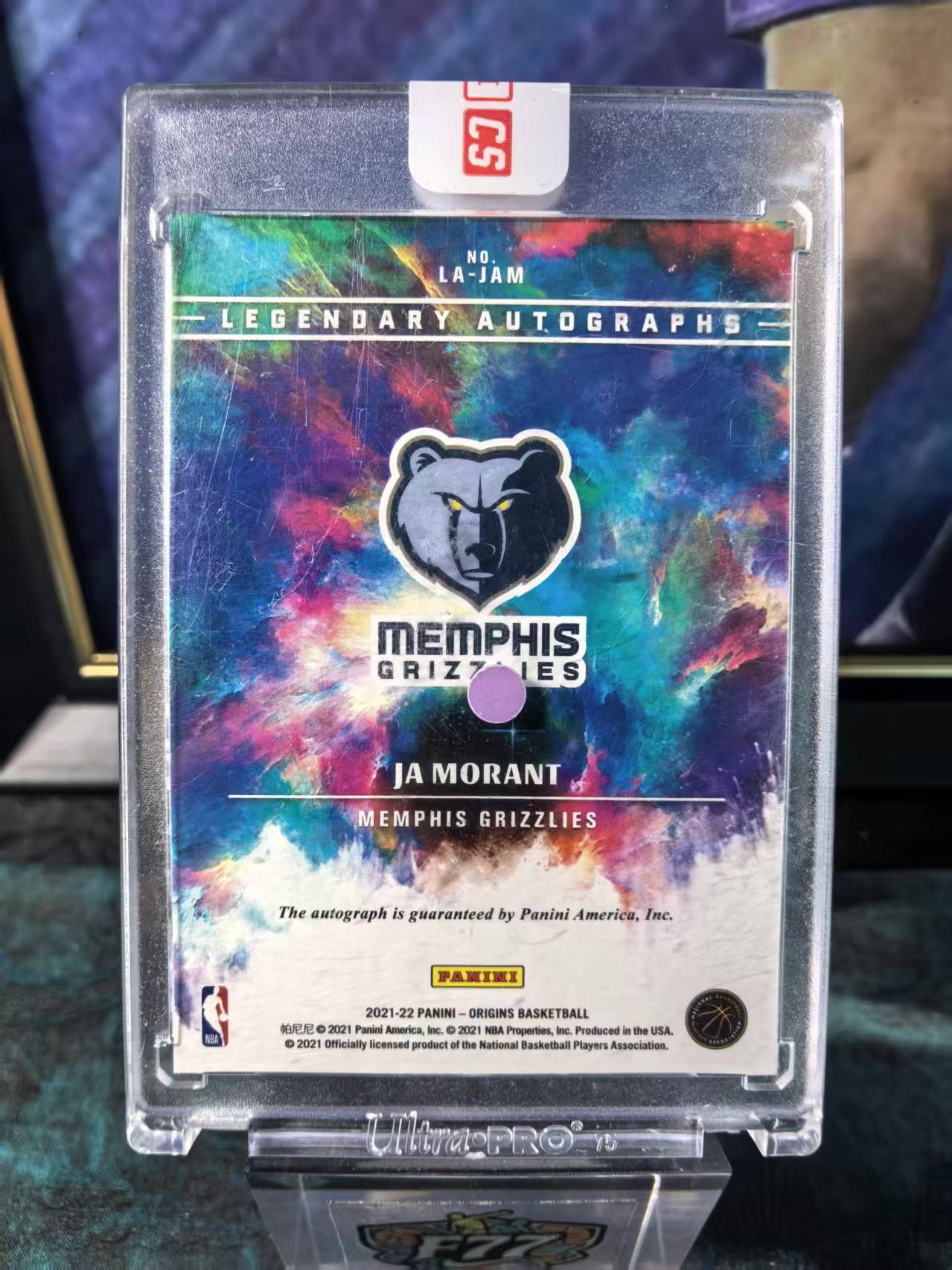 2021-22 Panini Origins Ja Morant 贾莫兰特 小贾 灰熊老大 起源 签字 卡签 稀有 超新星 凑套必备 收藏必备 李总