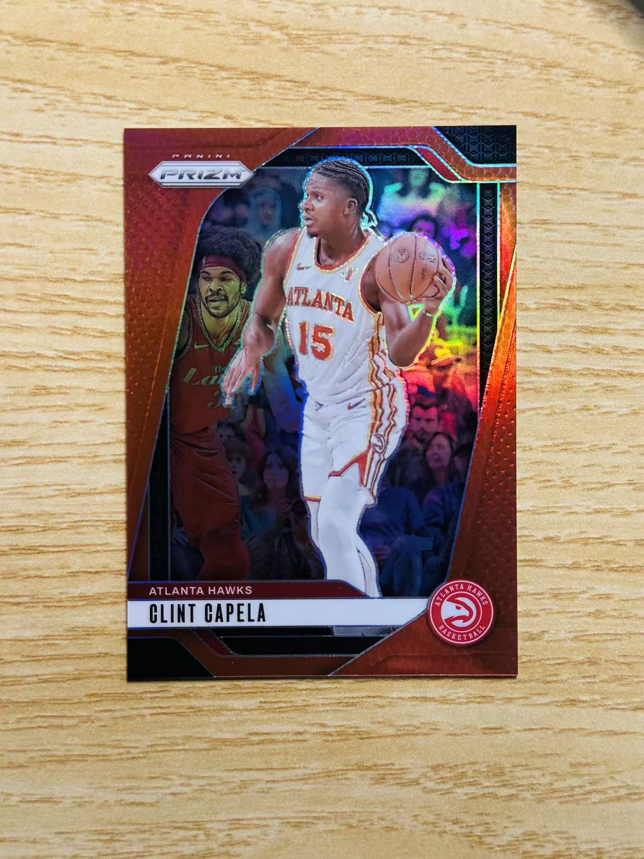 2024-25 Panini Prizm Clint Capela 嘿嘿代卖 克林特 卡佩拉 球皮折 225编 老鹰 饼王 收藏必备