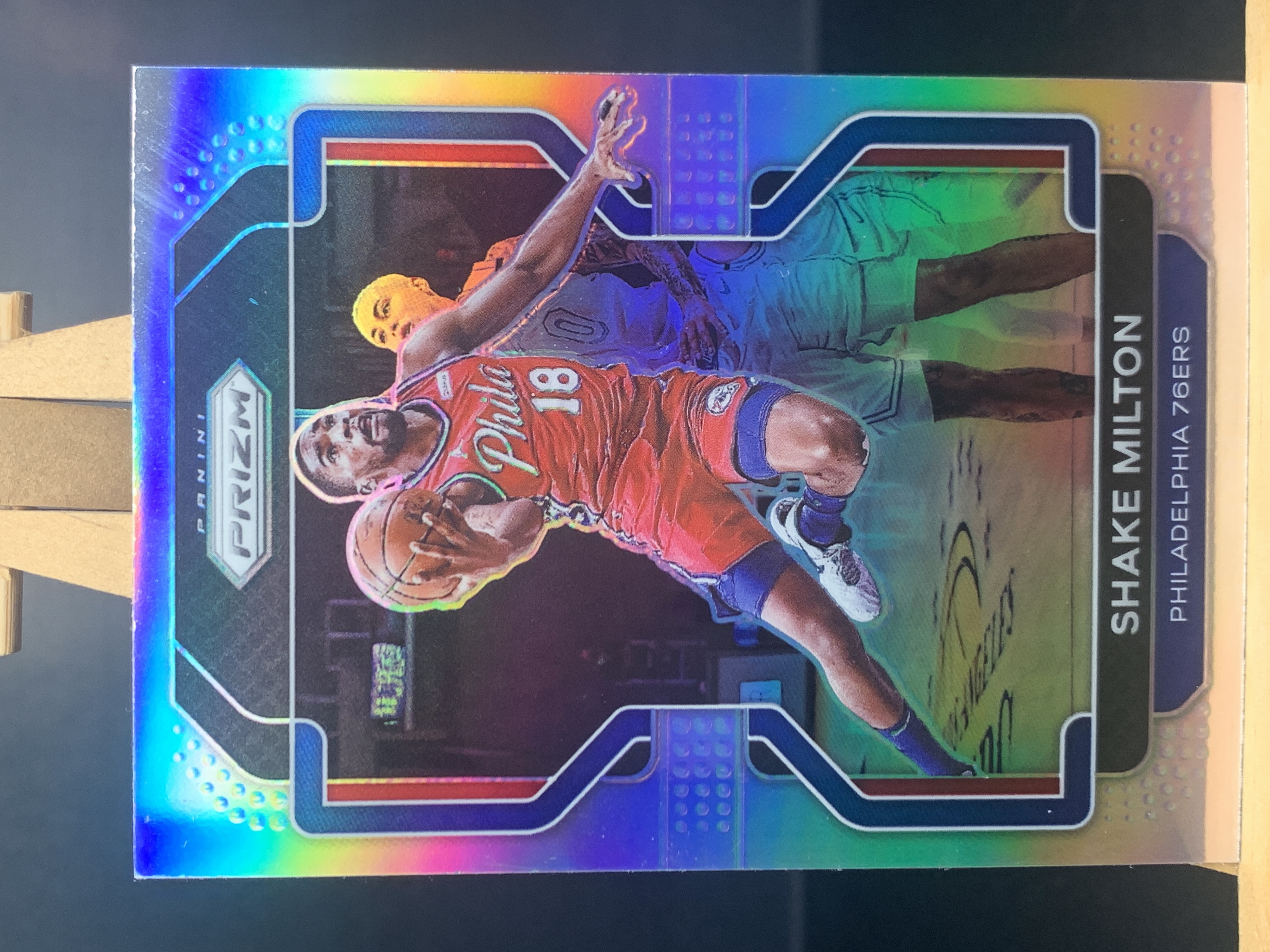 (K4) 2021-22 PANINI PRIZM 银折 谢克 米尔顿 76人  近期大热球星 收藏必备 卡品如图 ! ! !