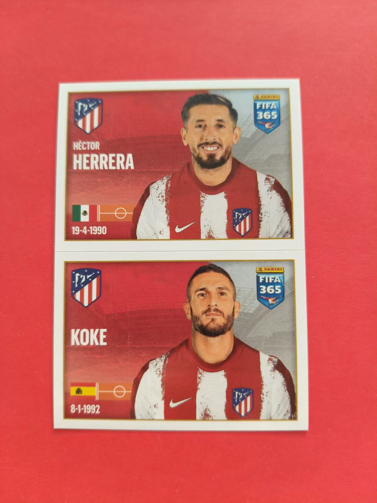 2021 Panini Stickers Koke 帕尼尼FIFA365 马竞 科克 赫雷拉
