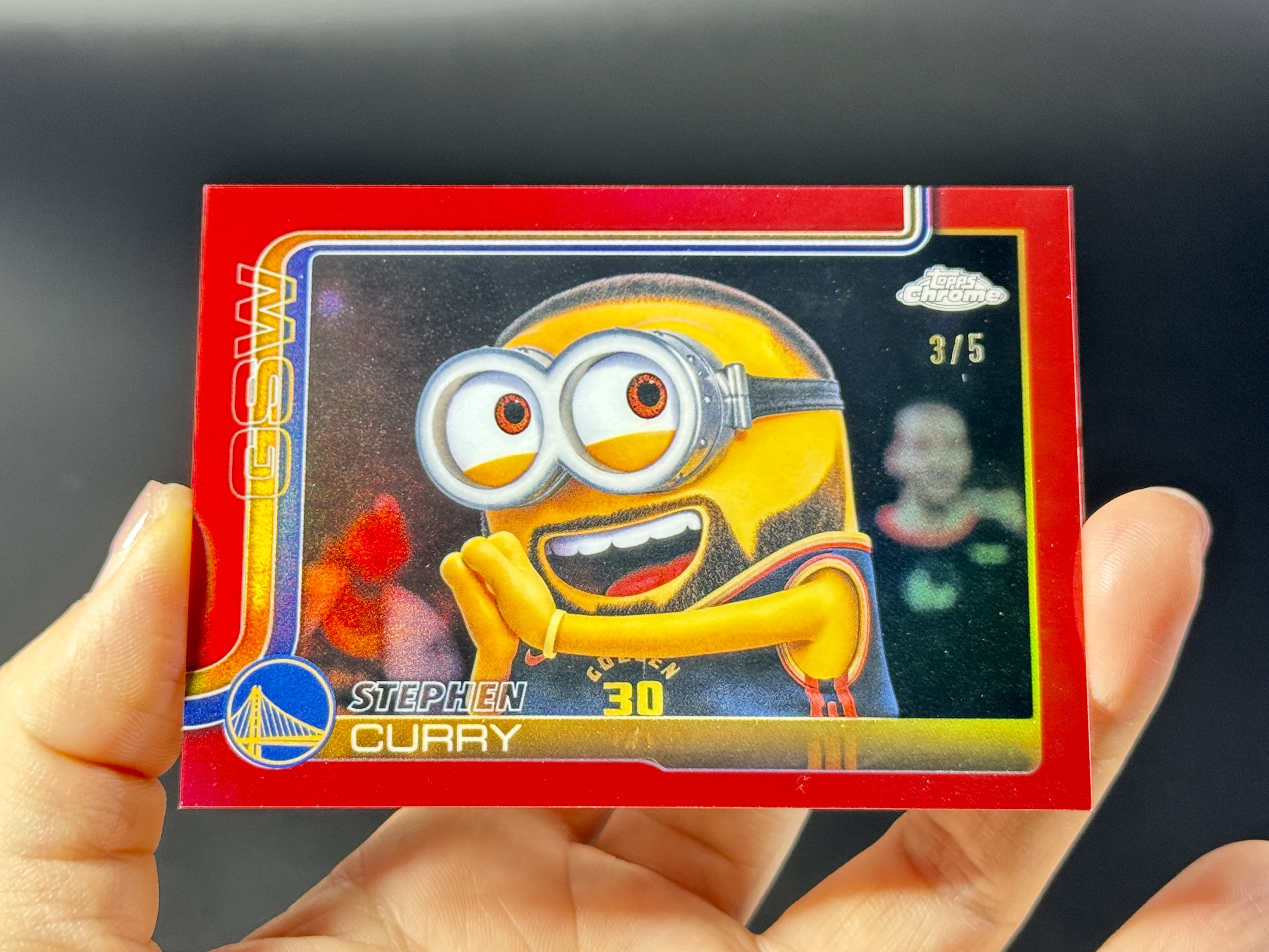 【喷子拍卖】2025-26 TC update Stephen Curry 金州勇士 斯蒂芬 库里 超大比例 小黄人 MinionFractor 超级sp 5编 红折 最经典晚安选图 系列大hit卡 refractors 轻印看图 红星