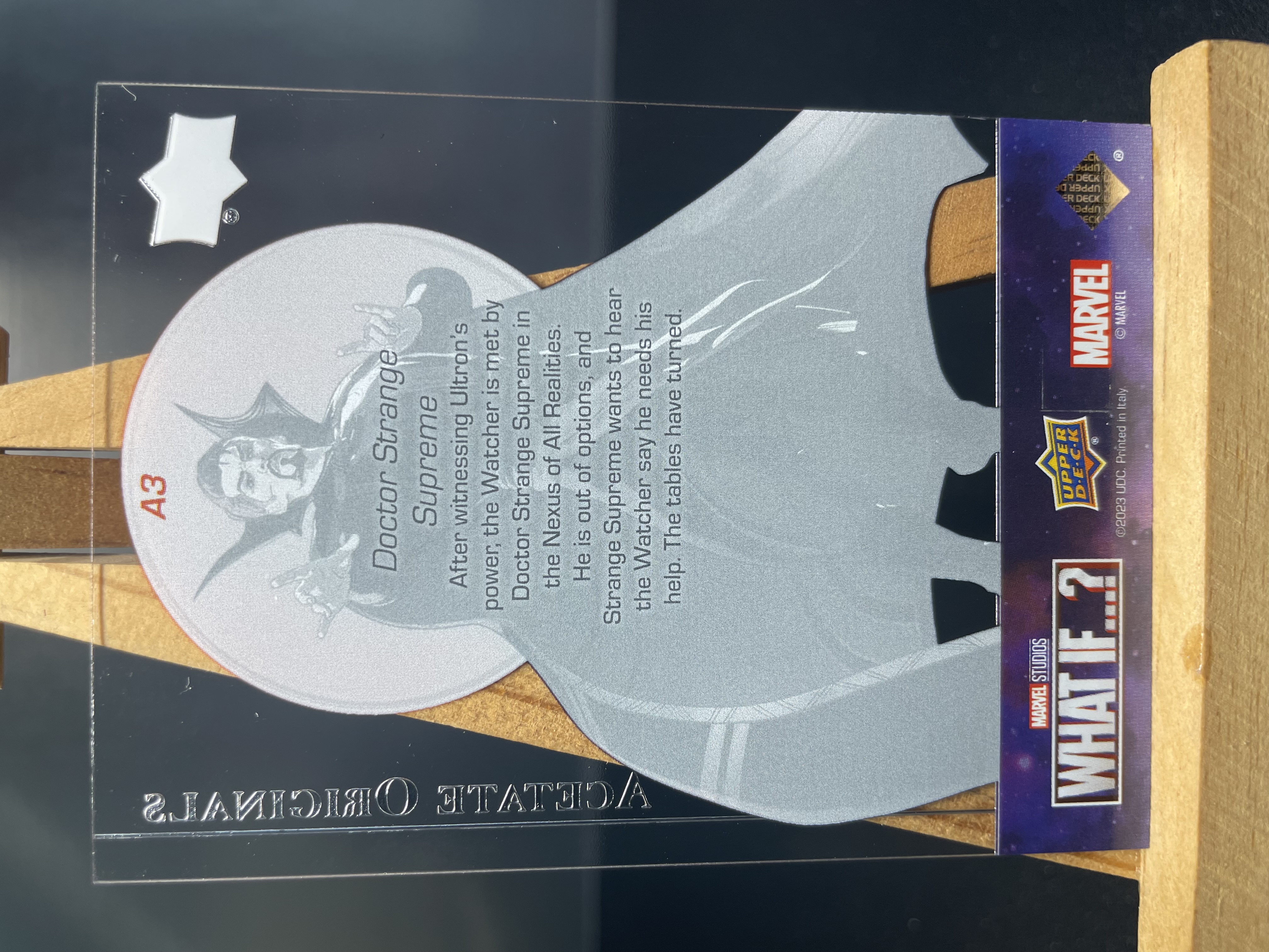 (B5)2023 UPPER DECK 透明胶片 特卡 漫威 至尊奇异博士 实卡好看 收藏凑套必备 卡品如图 !!!