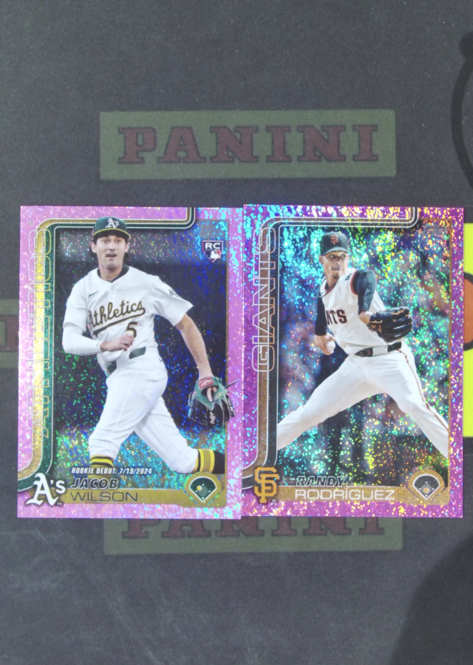 2025 Topps Update Jacob Wilson RC Nirvana Project 雅各布 威尔逊 兰迪 罗德里格斯 2张lot 粉闪 折射 独占 卡品如图 收藏必备 吴¥