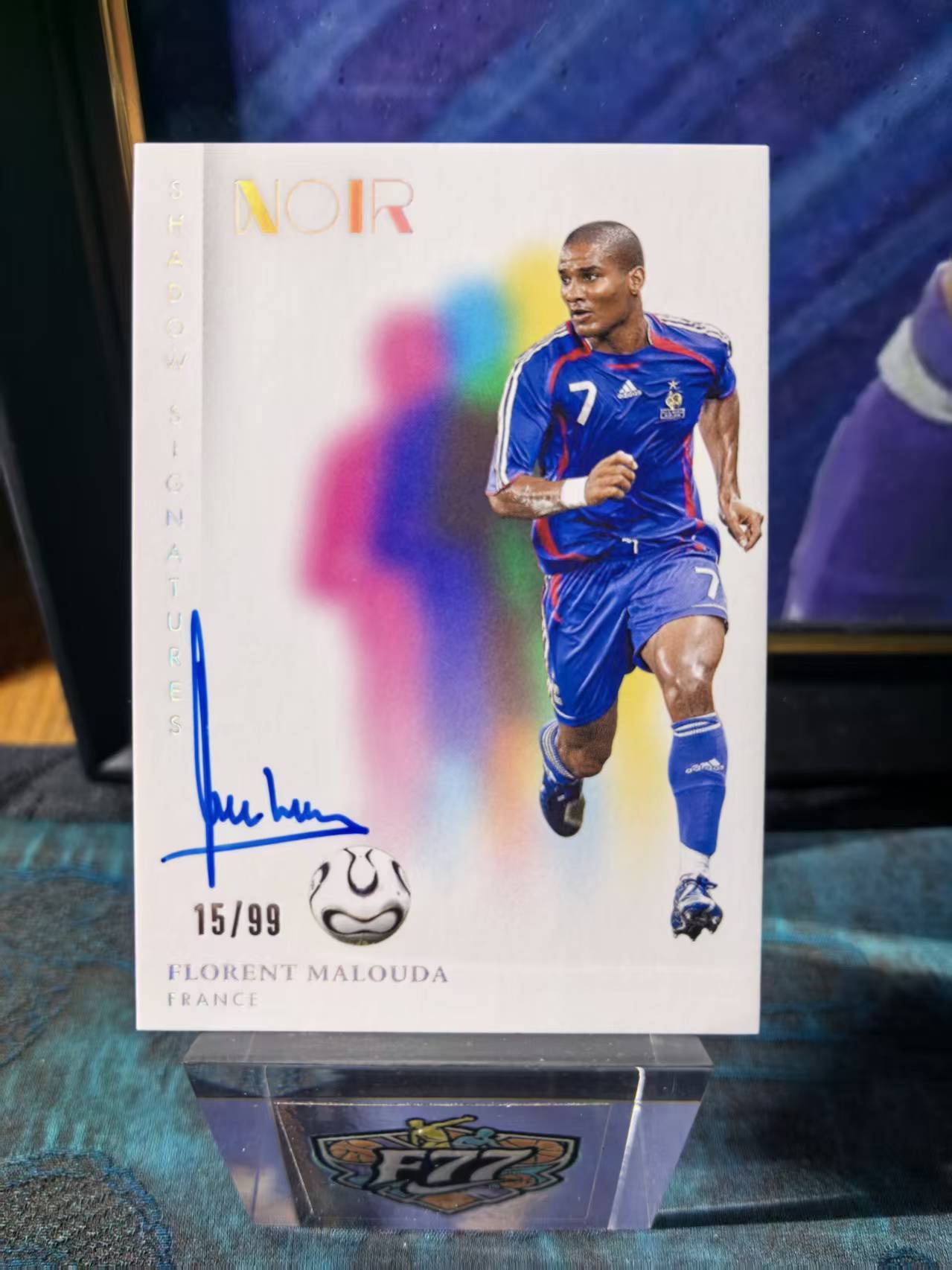 2024-25 Panini Noir FLORENT MALOUDA 诺尔 FIFA 法国 弗洛伦特 马卢达 Shadow 影子签 卡签 签字 15/99编 切尔西 收藏必备