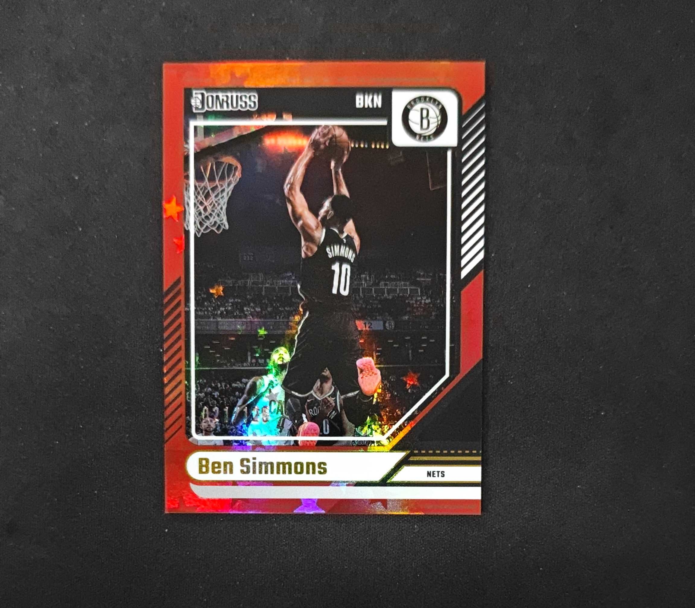 2024-25 Panini Donruss Ben Simmons 【SC拍卖】杜蕾斯 篮网 西蒙斯 125编 红星星 收藏必备(小骆)