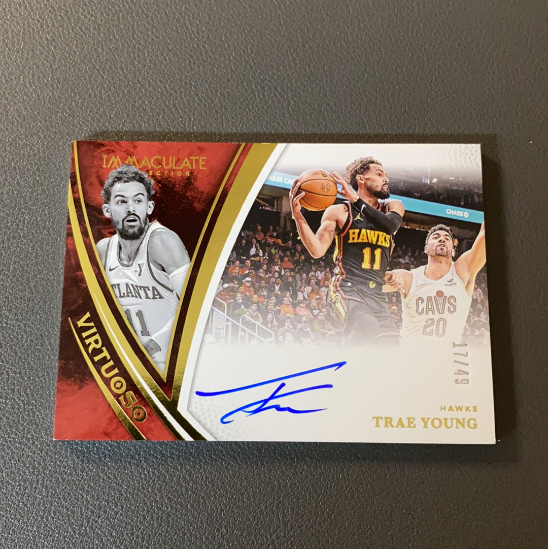 2024-25 Panini Immaculate Dylan Harper 爱咪咪 老鹰 特雷 杨 吹杨 17/49编 签字 大师签名 卡签 ...