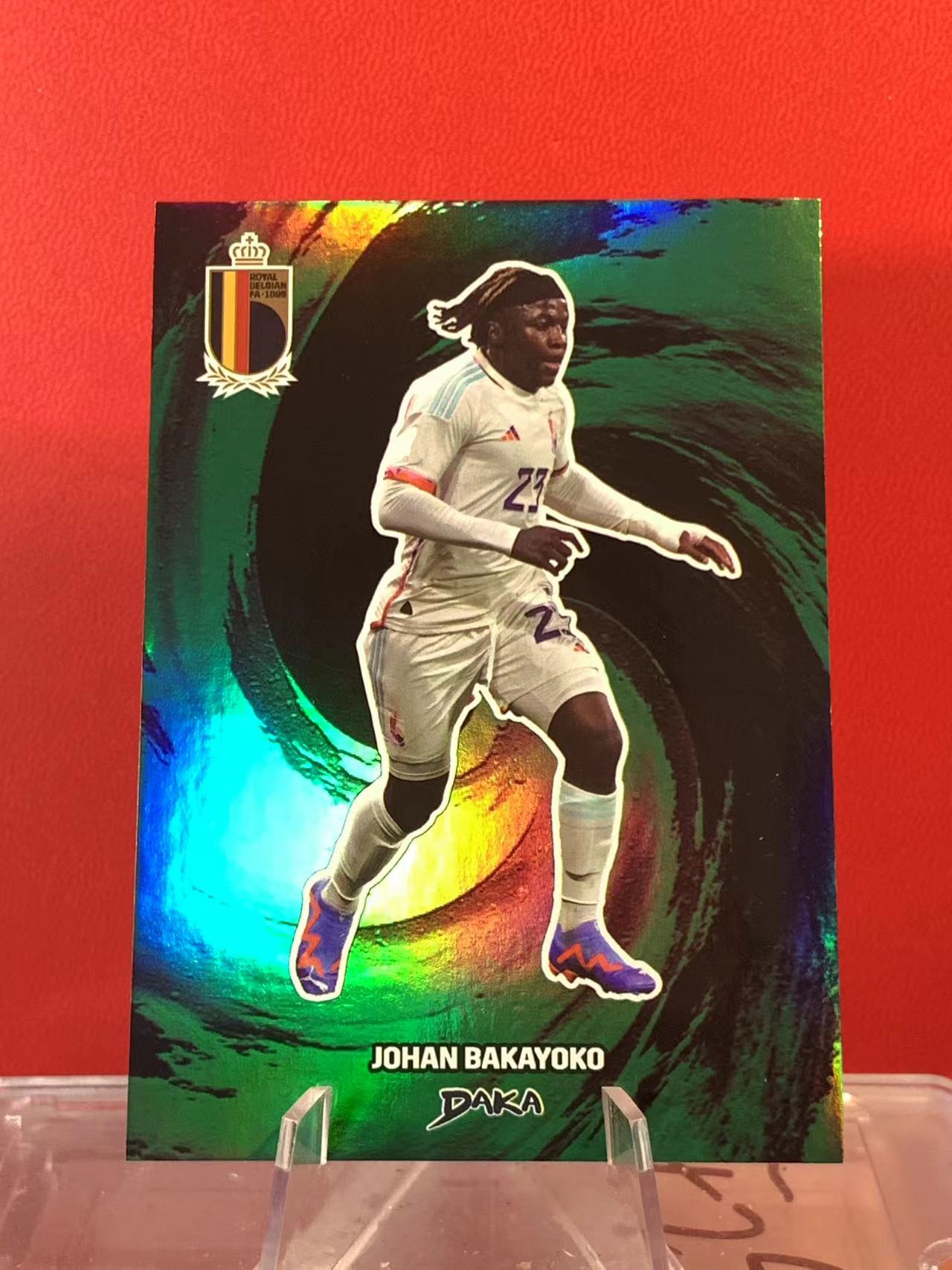 (詹叔代拍)2024-25 DAKA Top Audience Johan Bakayoko 达咖比利时队盒 巴卡约科 绿平行 3/5编! 超低编 顺丰寄付 i3