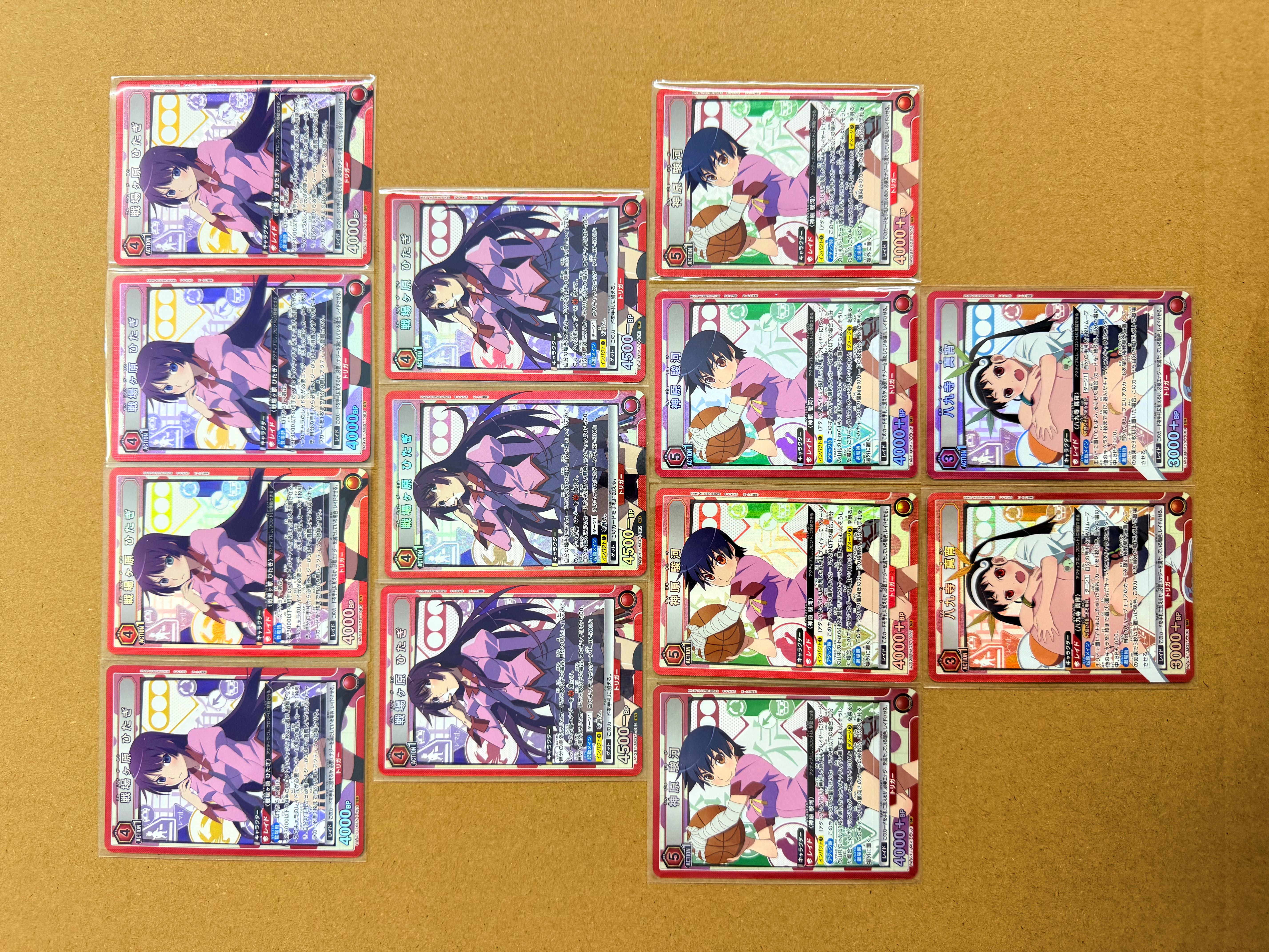 【UA携战之境】日版物语 TCG ,SR,爆闪,闪卡,高端玩家必入!关联宝可梦,海贼王,龙珠,WS【风间】