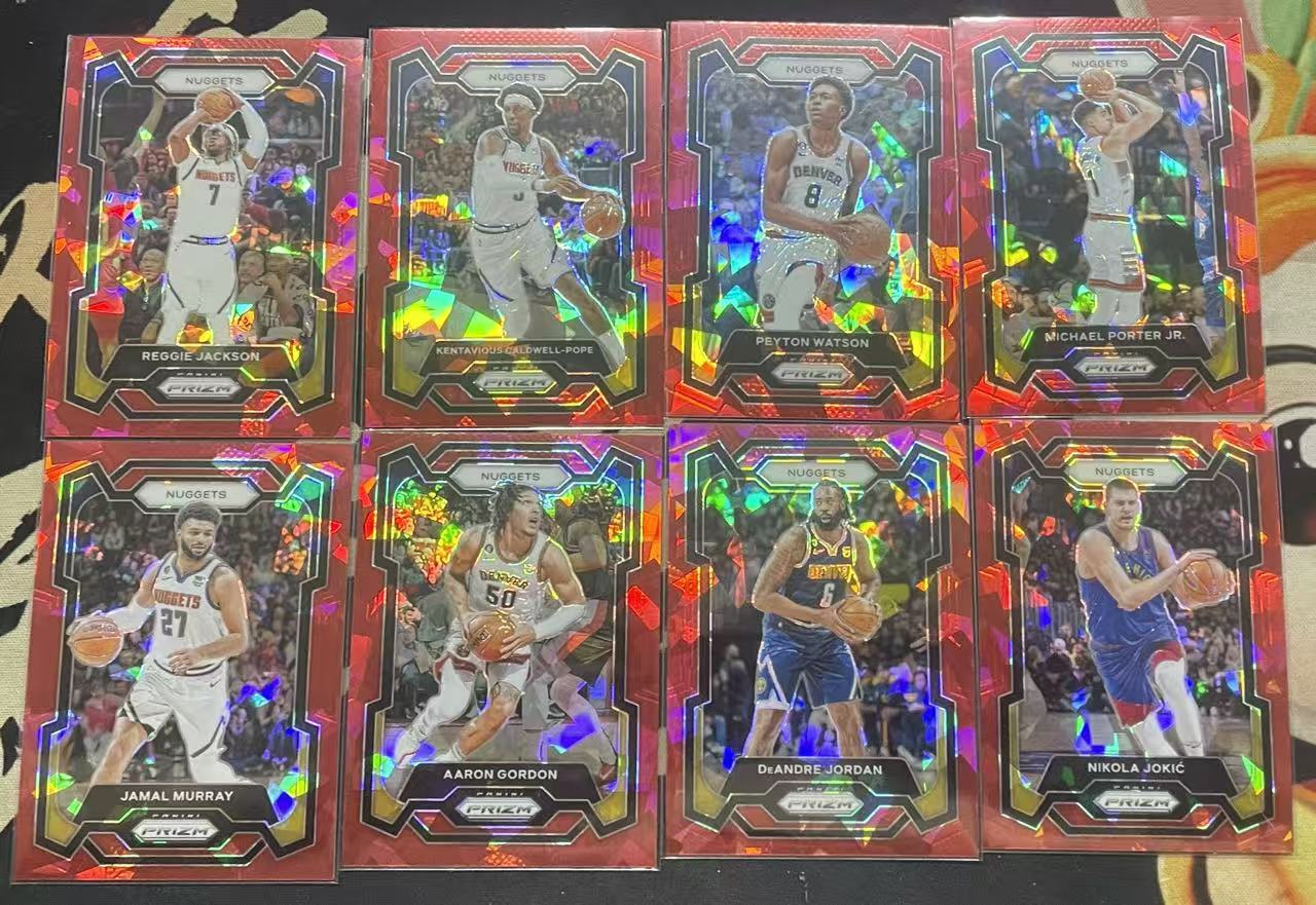 2023-24 Panini Prizm Nikola Jokic 约基奇 波特 波普 雷吉·杰克逊 阿隆·戈登 沃特森 小乔丹 贾马尔·穆雷 掘金队 红碎冰 碎冰折 折射 pz 打包(猴子卡社)