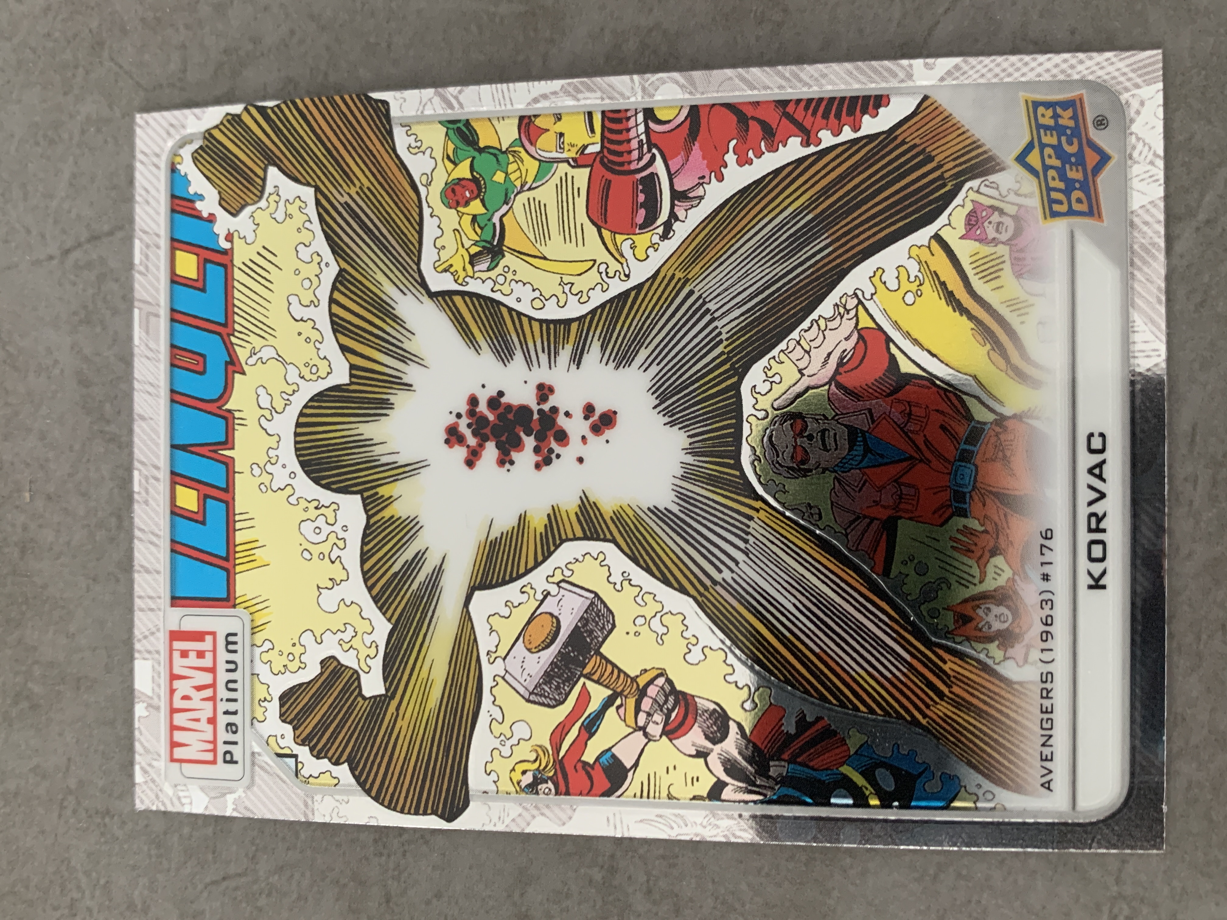 (A9) 2022 UPPER DECK 漫威 BASE 机械神 科尔瓦奇 实卡好看 收藏凑套必备 卡品如图 !!!