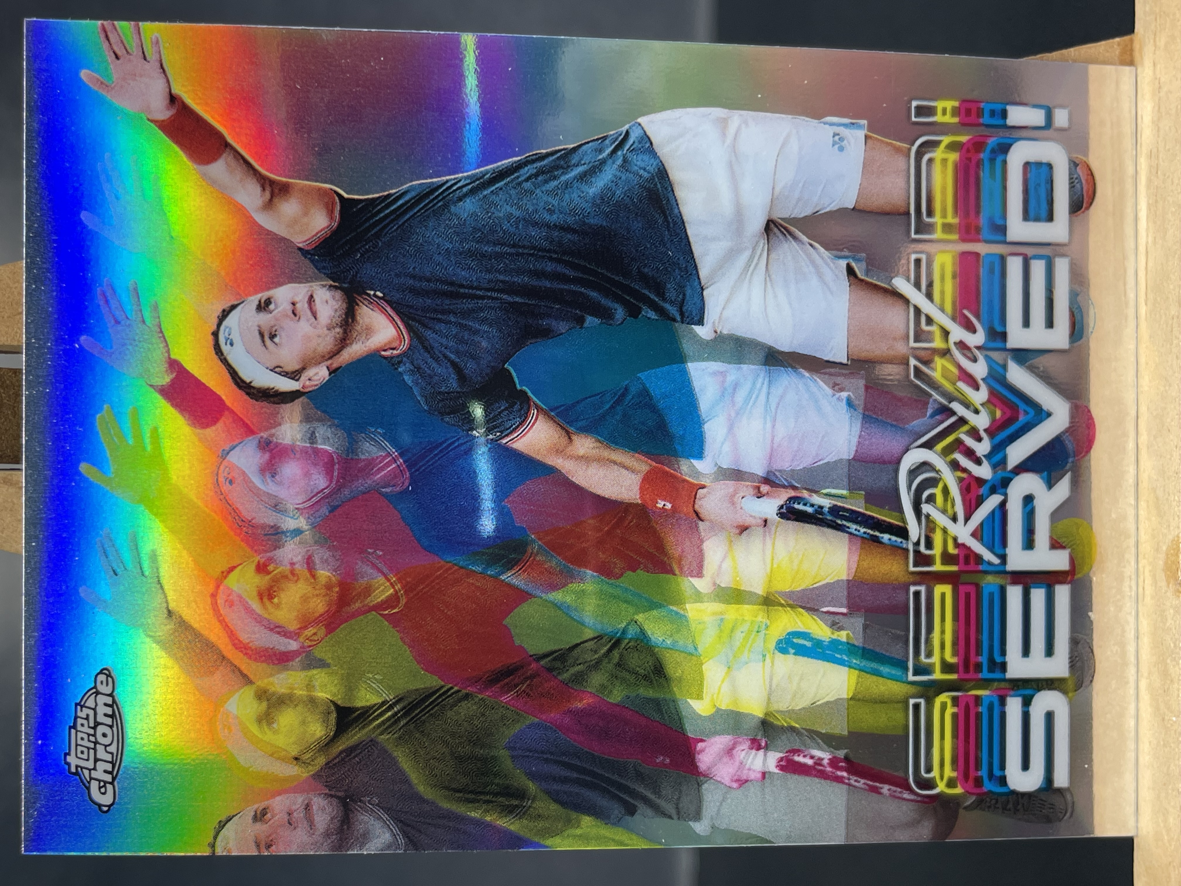 (B6) 2024 TOPPS 重影特卡 折射 卡斯珀 鲁德 2025年美网混双亚军 实卡好看 收藏凑套必备 卡品如图 !!!