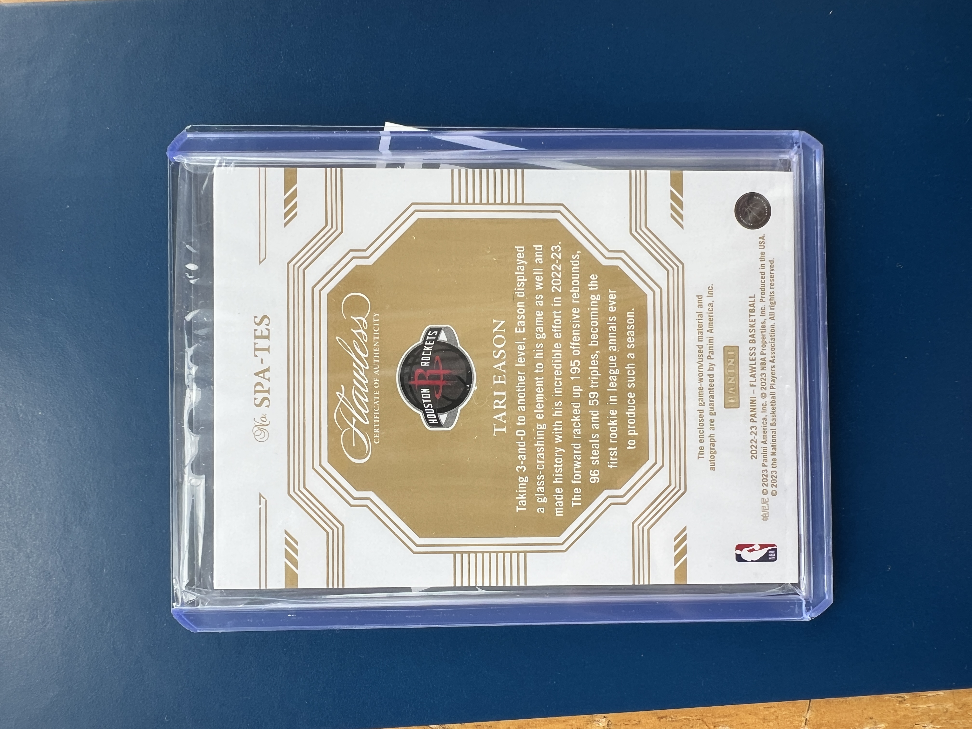 里脊拍卖 2022-23 手提 塔里 伊森 高端卡签 RPA 新秀RC 双色暴力切割 签字 火箭 太阳 杜兰特 汤普森 申京 卡品如图 超级经典 收藏佳品 eBay防伪认证(送卡具)