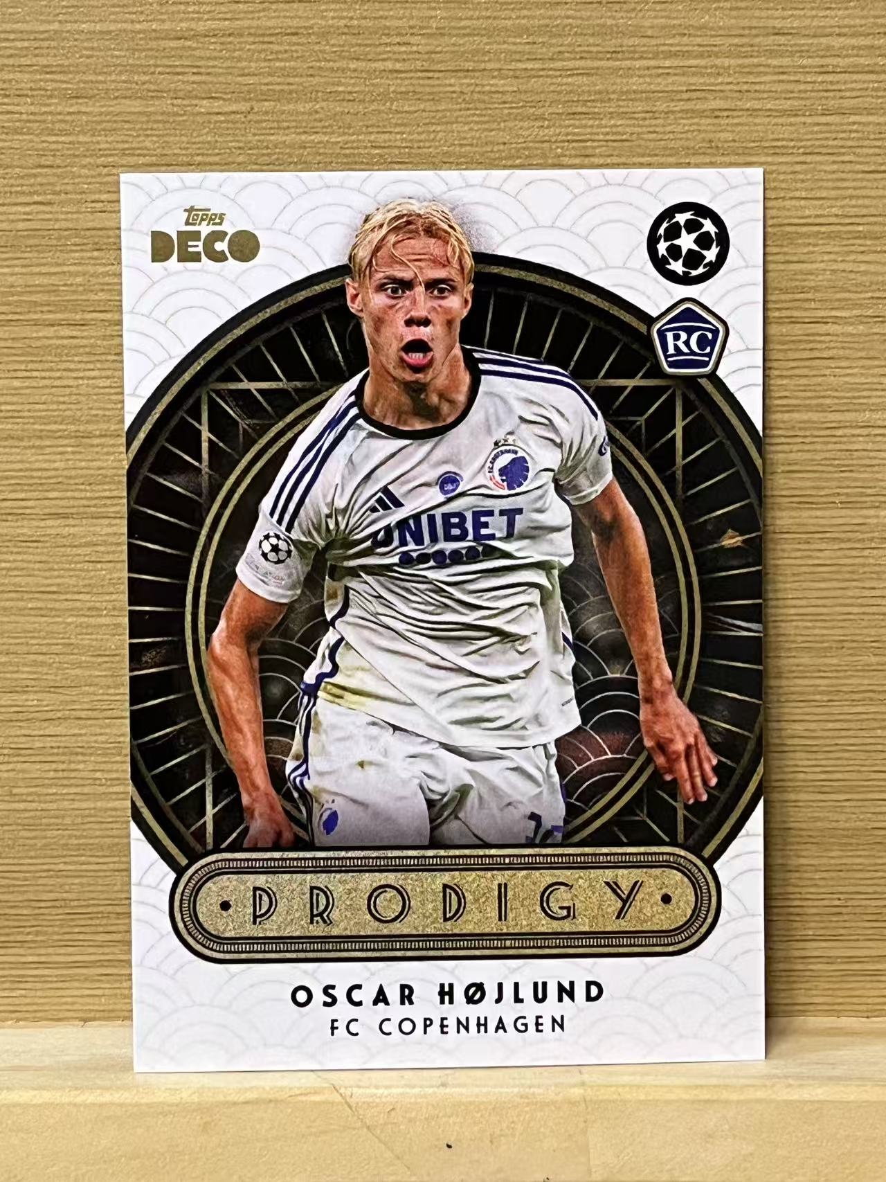2023 Topps UEFA oscar hojlund RC 霍伊伦德 新秀 哥本哈根 deco 欧冠 实卡精美 收藏必备 A52