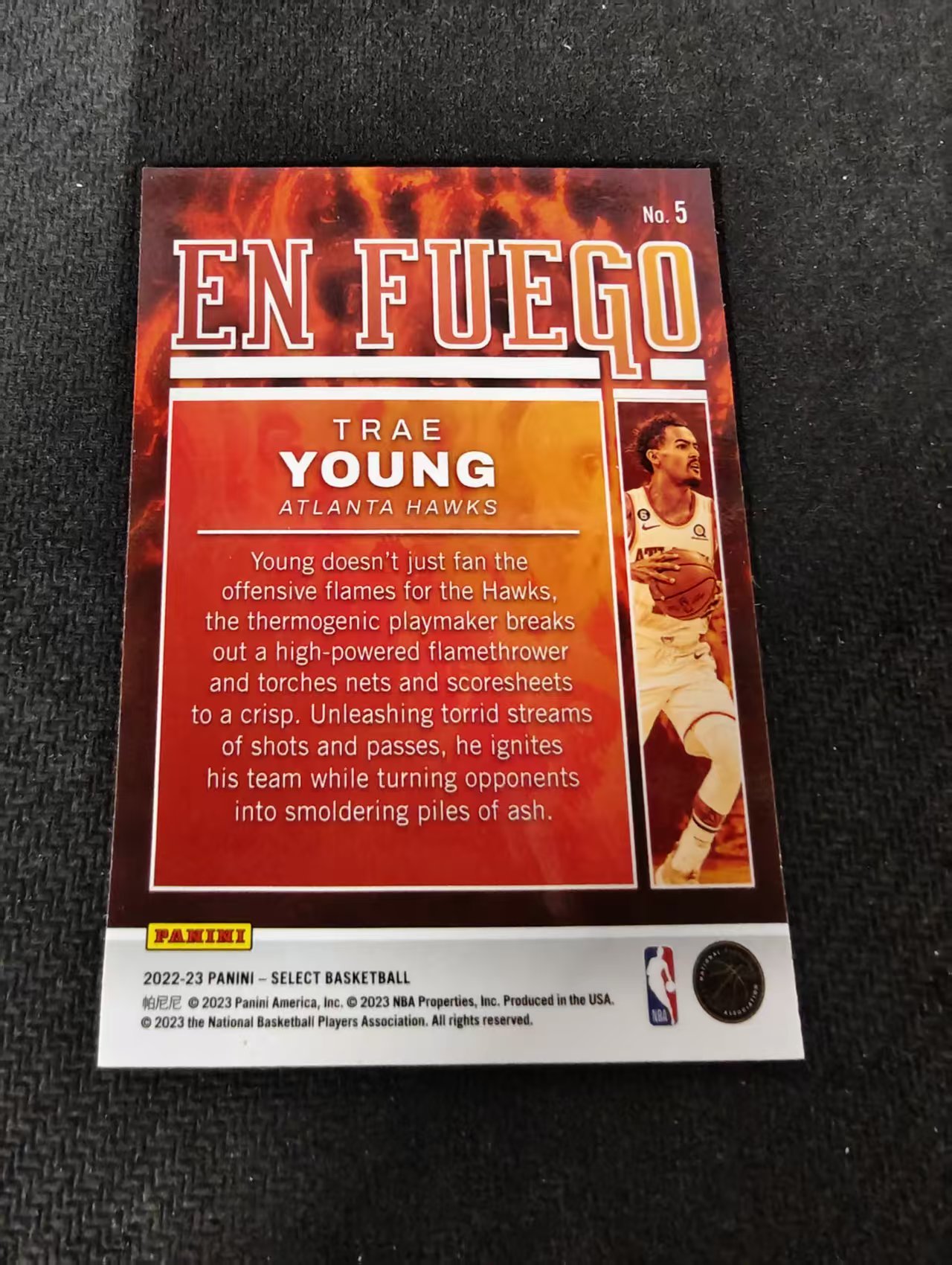 【可合并,不累计】2022-23 Panini Select Trae Young 老鹰 特雷杨 特卡 划痕 边角瑕疵#5