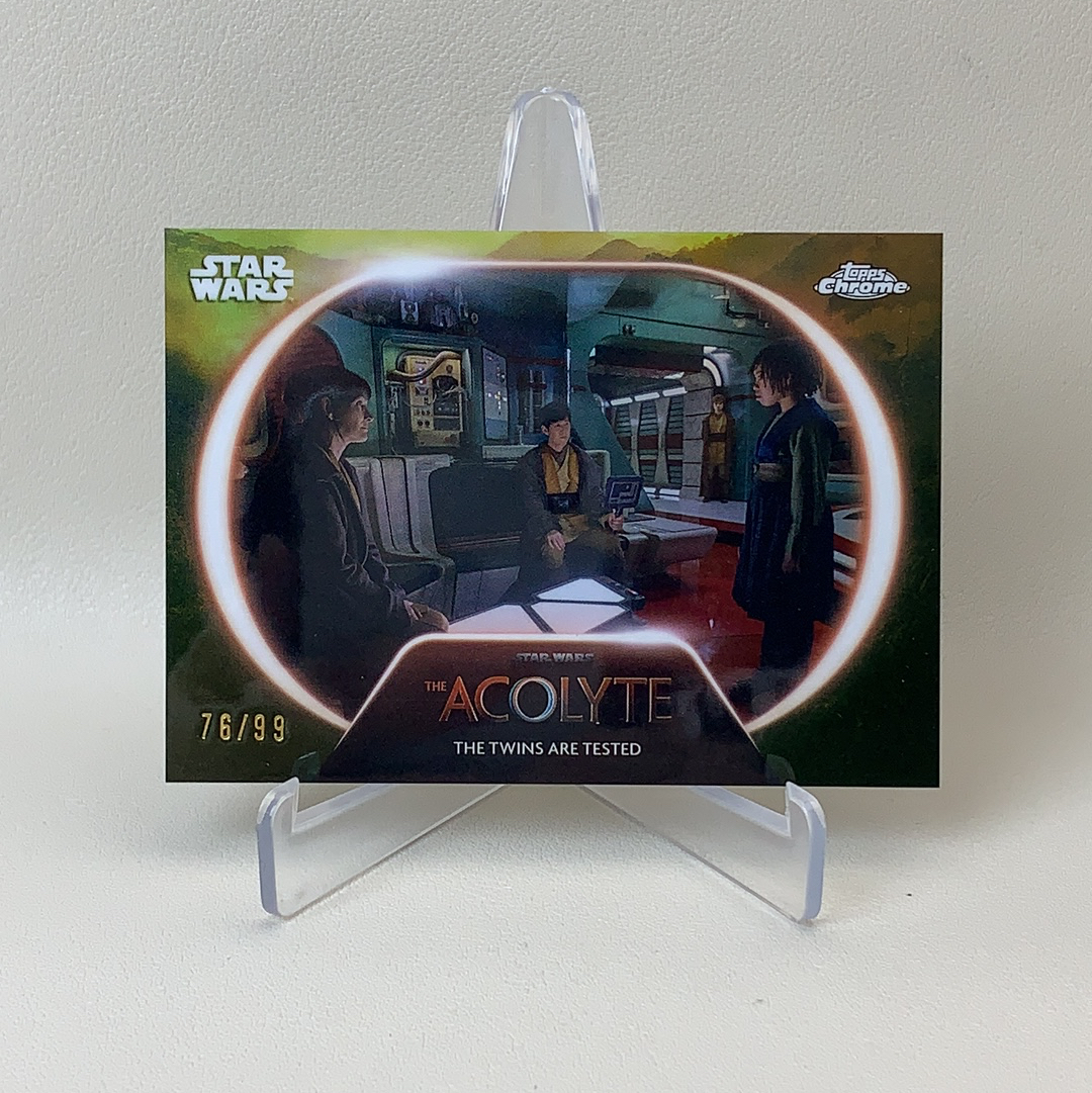 【弈卡代拍】 2025 Topps Star Wars 星球大战 Chrome 金平行 金折 剧情特卡 双胞胎接受考验 76/99编 品相如图 凑套必备 Mito