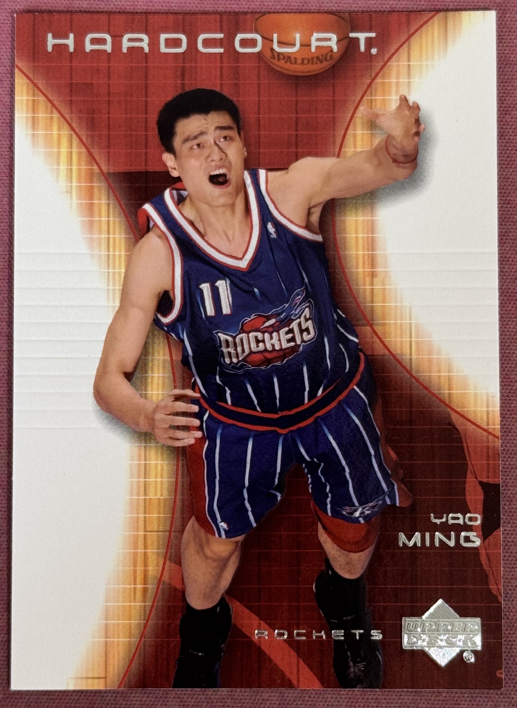 2003 Upper Deck NBA Yao Ming 姚明 中国长城 火箭新秀选图特卡 卡品如图 #8(登)