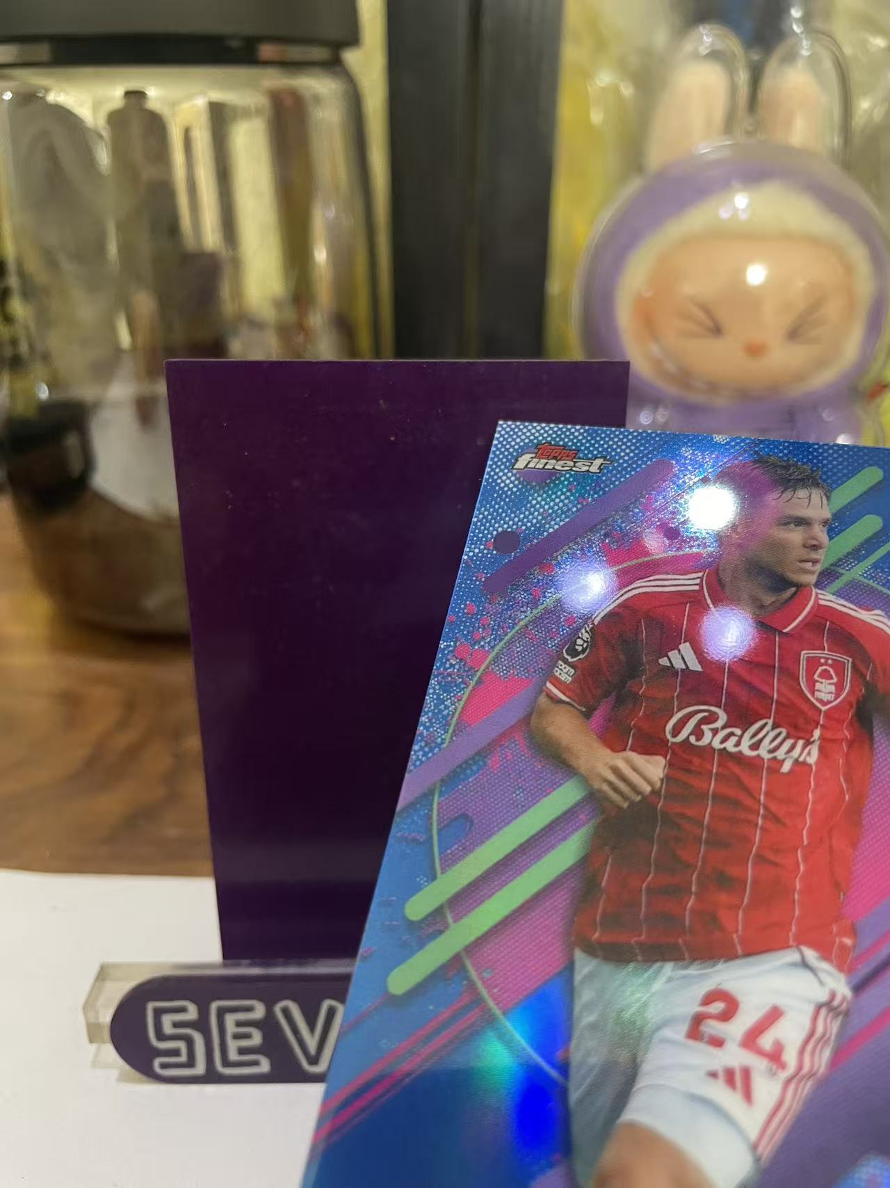 2026 Topps Finest James McAtee 【seven拍卖】纽卡斯尔联 麦卡蒂 37/99 卡品如图 细节如图 孤海