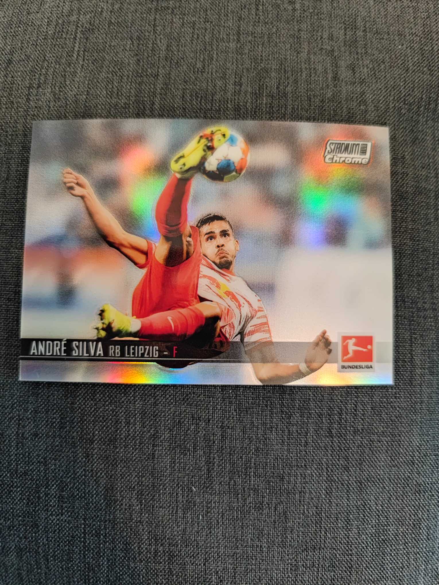 2022 Topps Stadium Club Chrome andre silva 德甲 安德烈 席尔瓦 RB莱比锡红牛 银折 收藏必备 不保卡品 1-19
