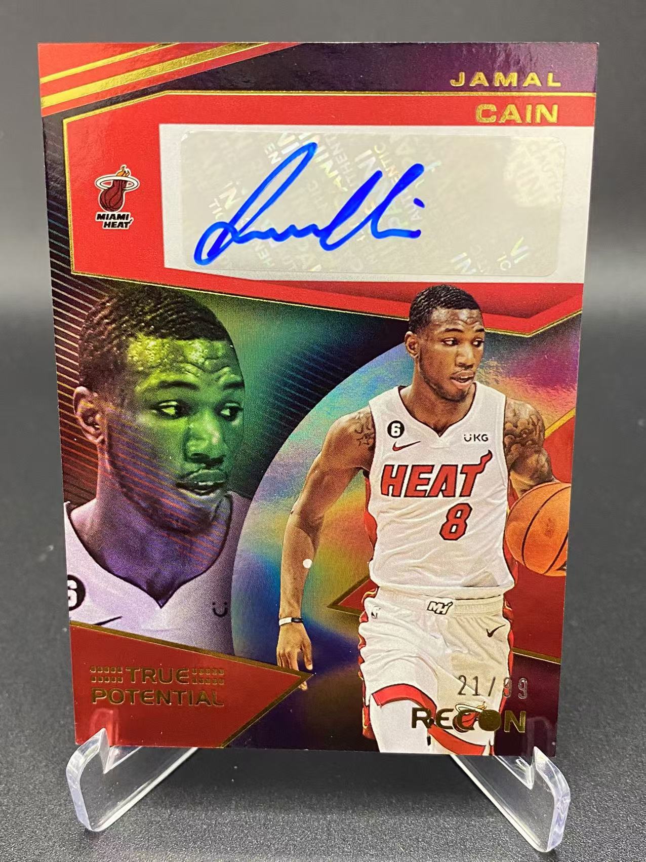 2022-23 【六六代卖 预付快速回款】 Recon Jamal cain 折射 99编 签字 瑕疵如图(zjg01)