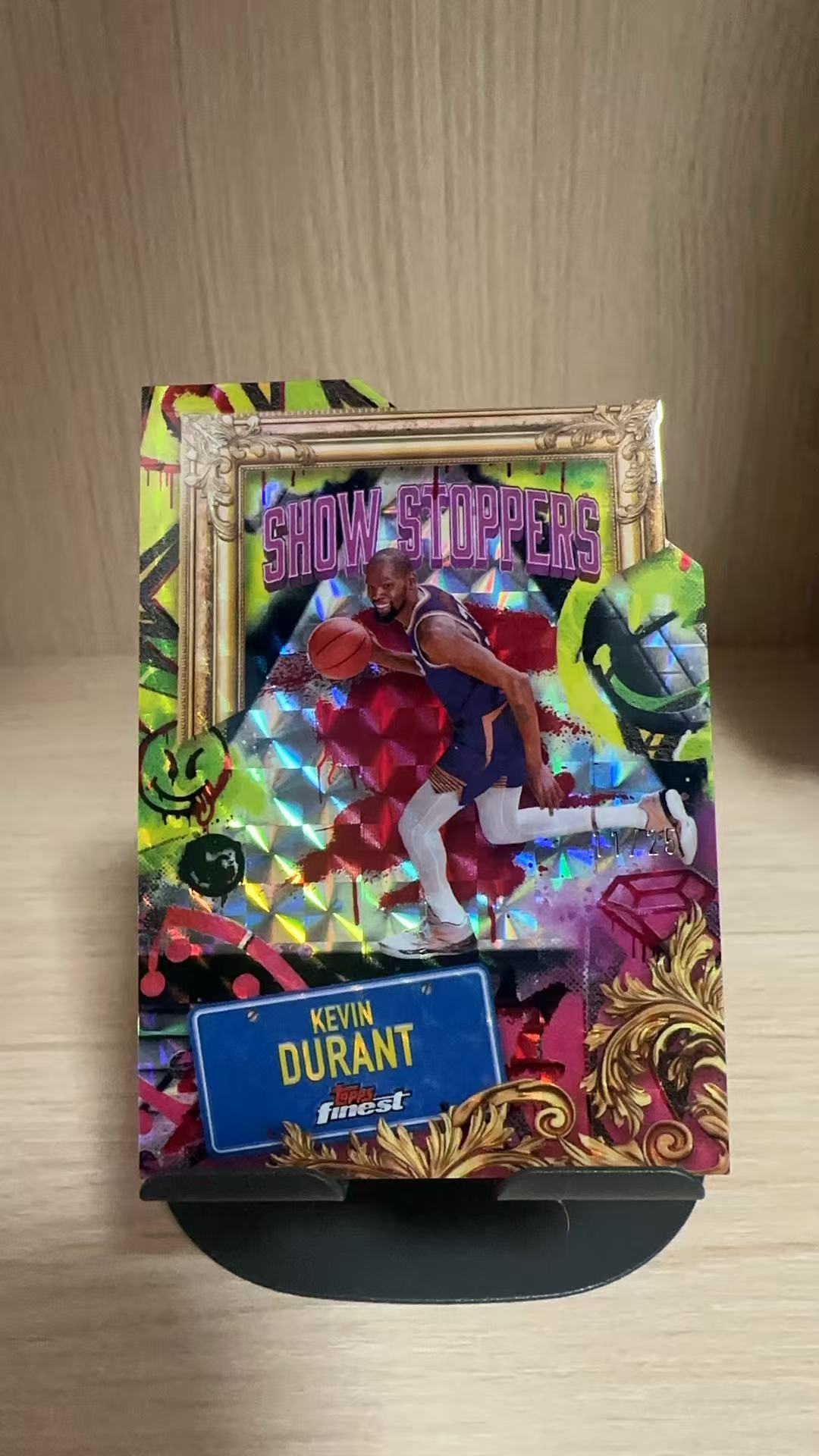 2025 Topps Finest Kevin Durant #S-20KD 凯文 杜兰特 特卡 25编 细节如图