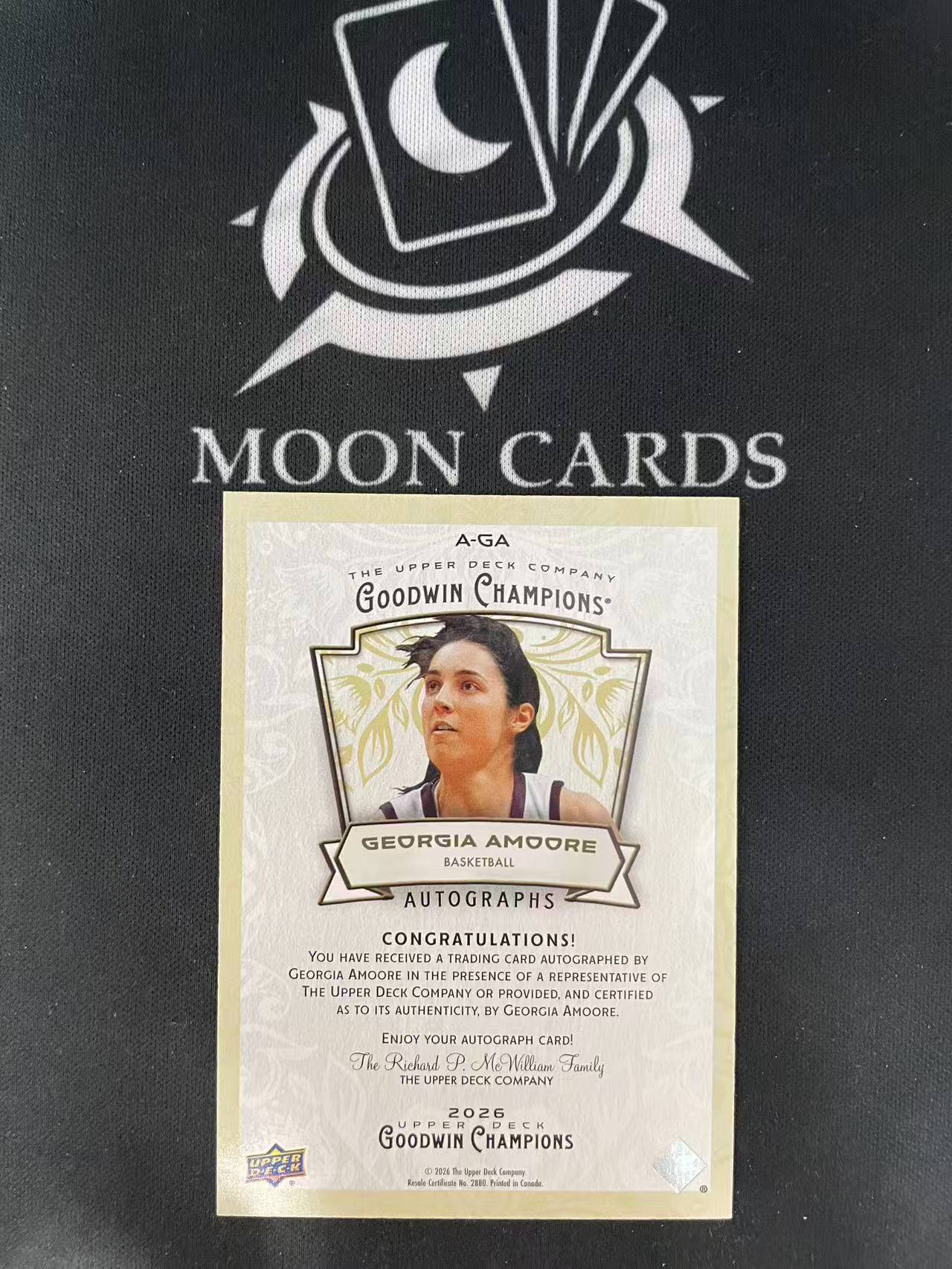 【梦卡拍卖】Upper Deck 2026 古德温冠军 Goodwin georgia amoore 乔治亚 阿莫尔 签字 卡签 细节如图 #PD# A99
