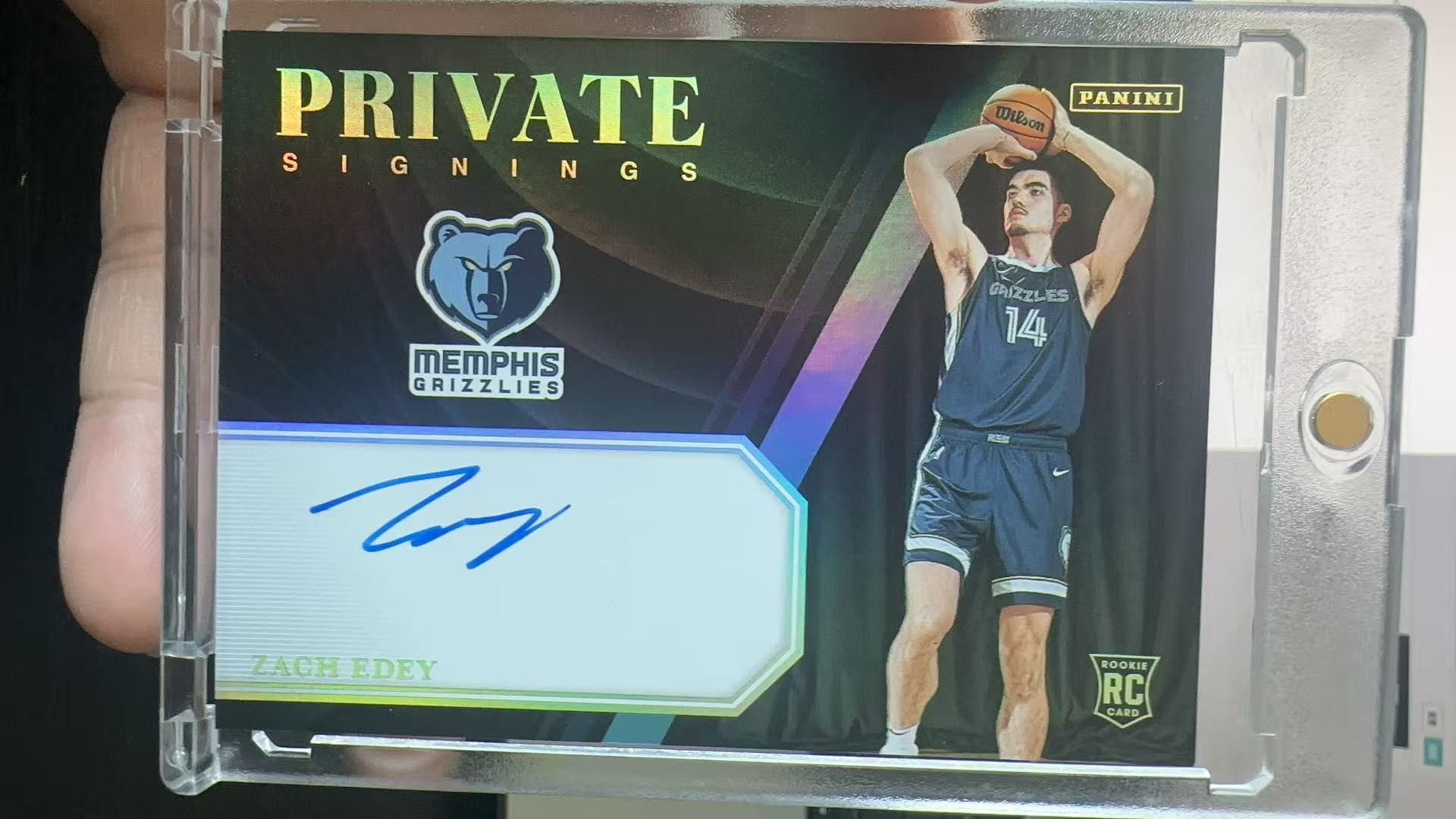 2024 Panini Silhouette Zach Edey RC 新秀 灰熊 埃迪 周志豪 插入签 卡签 签字 卡品如图【DAD】