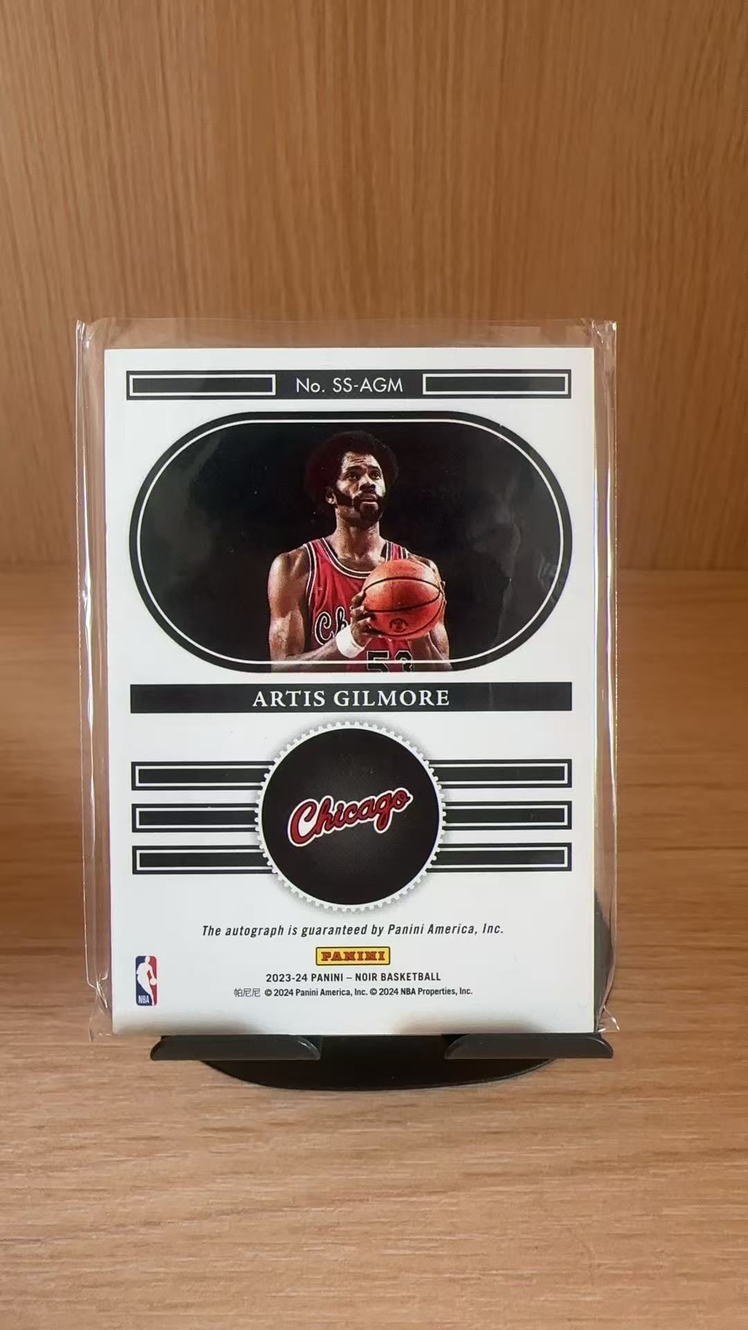 2023-24 Panini Noir Artis Gilmore 诺尔 公牛 吉尔莫尔 99编 快照签 签字 卡签 卡品如图【斑马】
