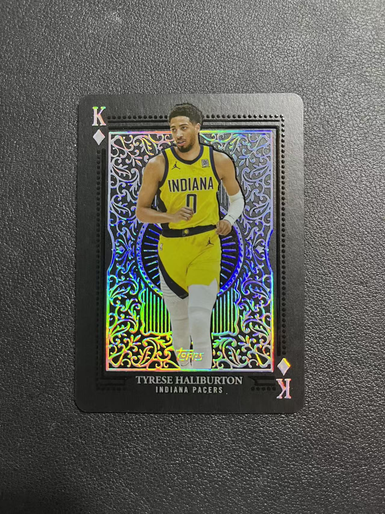 2025 Topps flagship Tyrese Haliburton 步行者 泰雷塞 哈利伯顿 All Kings 超大比例 扑克牌 ssp 黑K 卡品如图 收藏必备 龙龙龙