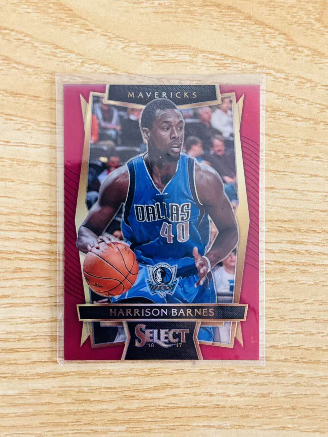 2016-17 Panini Select Harrison Barnes 哈里森 巴恩斯 红折 175编 1/175编 首编 独行侠 收藏必备