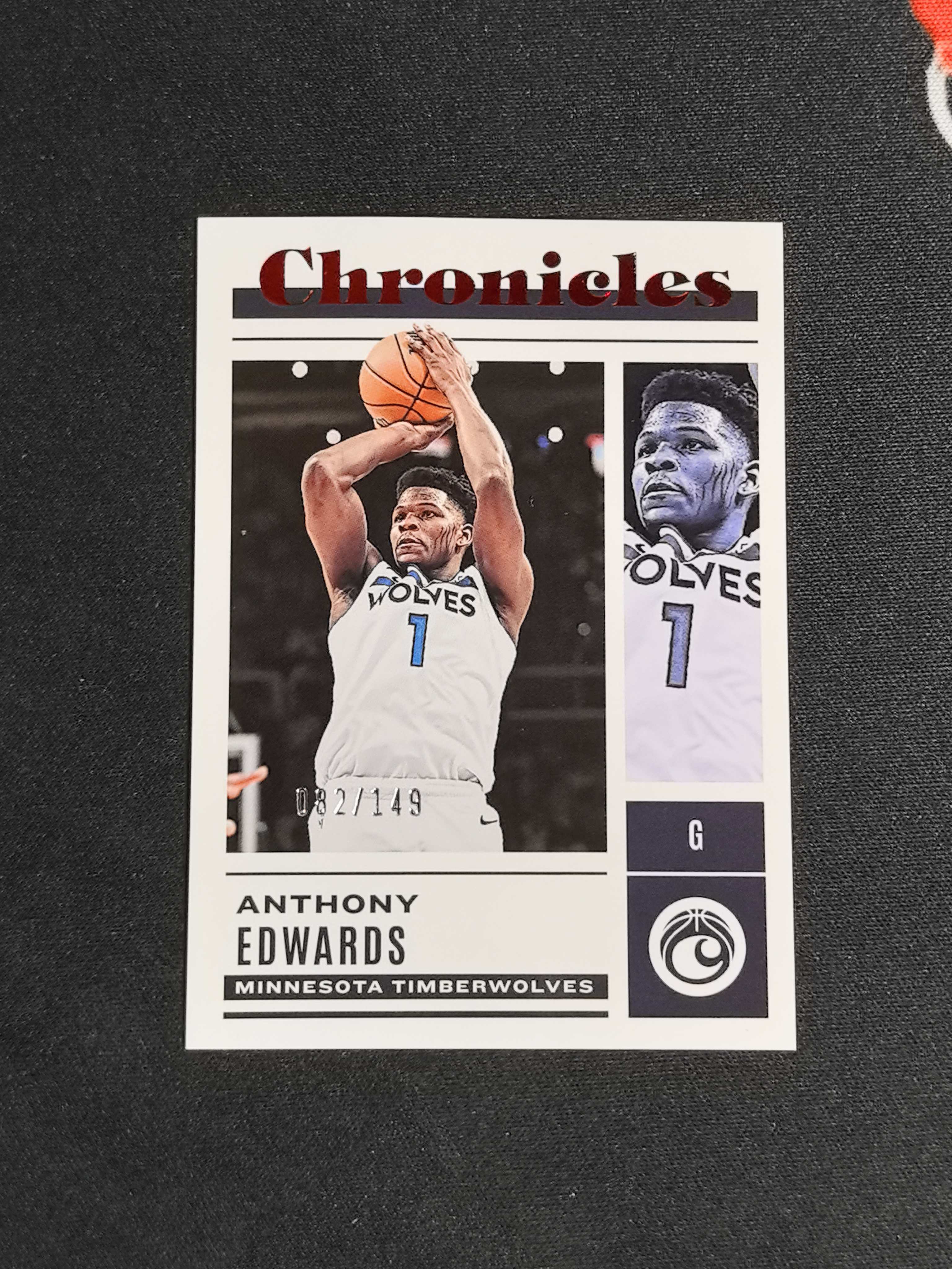 2022-23 Panini Chronicles Anthony Edwards 爱德华兹 华子 149编 编年史 森林狼 专收必备 卡品如图 鱼【CYT球星卡】