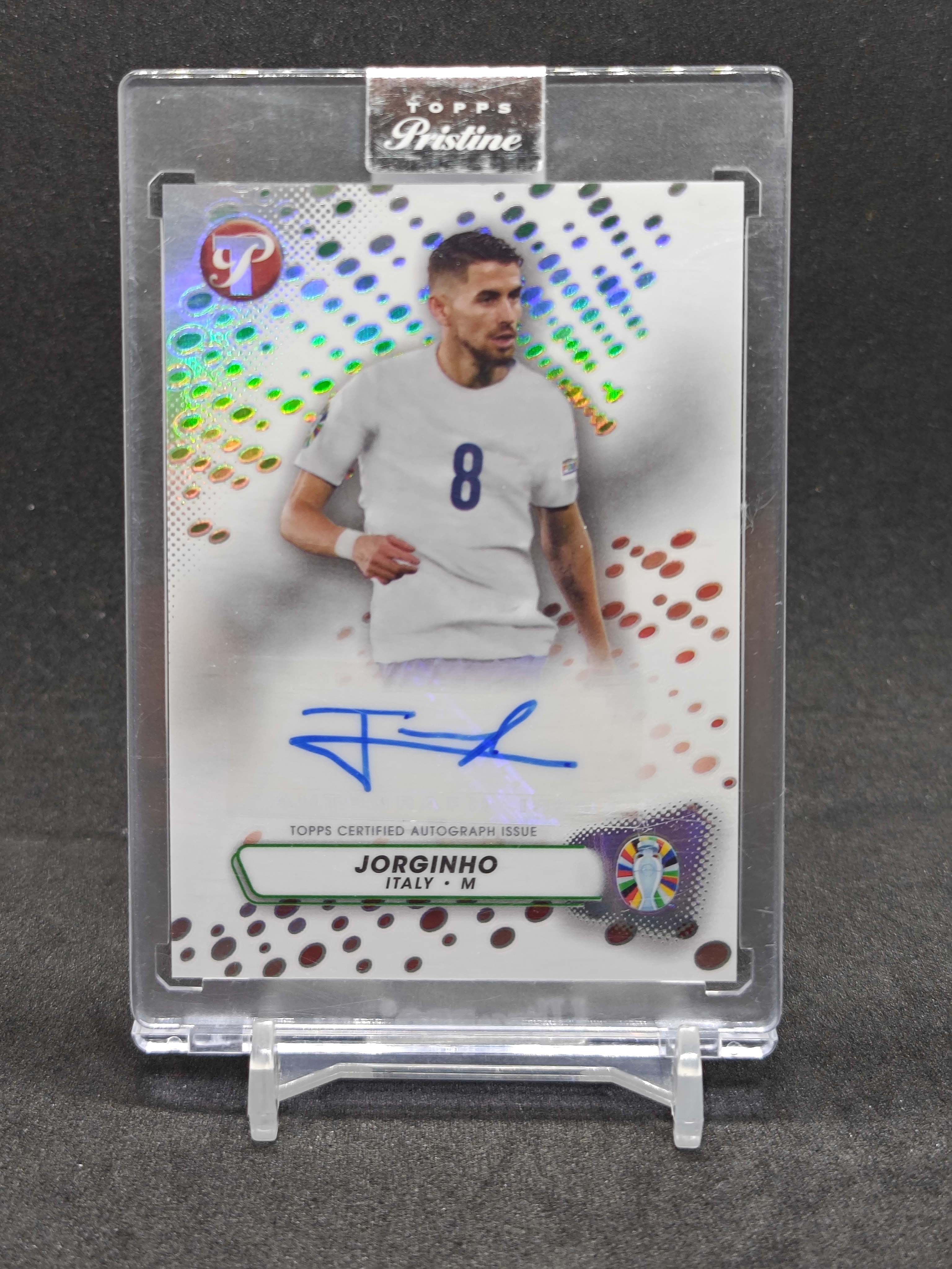 【银折 签字】2024 Topps Pristine 欧洲杯 太古 原封转 意大利 切尔西 阿森纳 若日尼奥 Jorginho