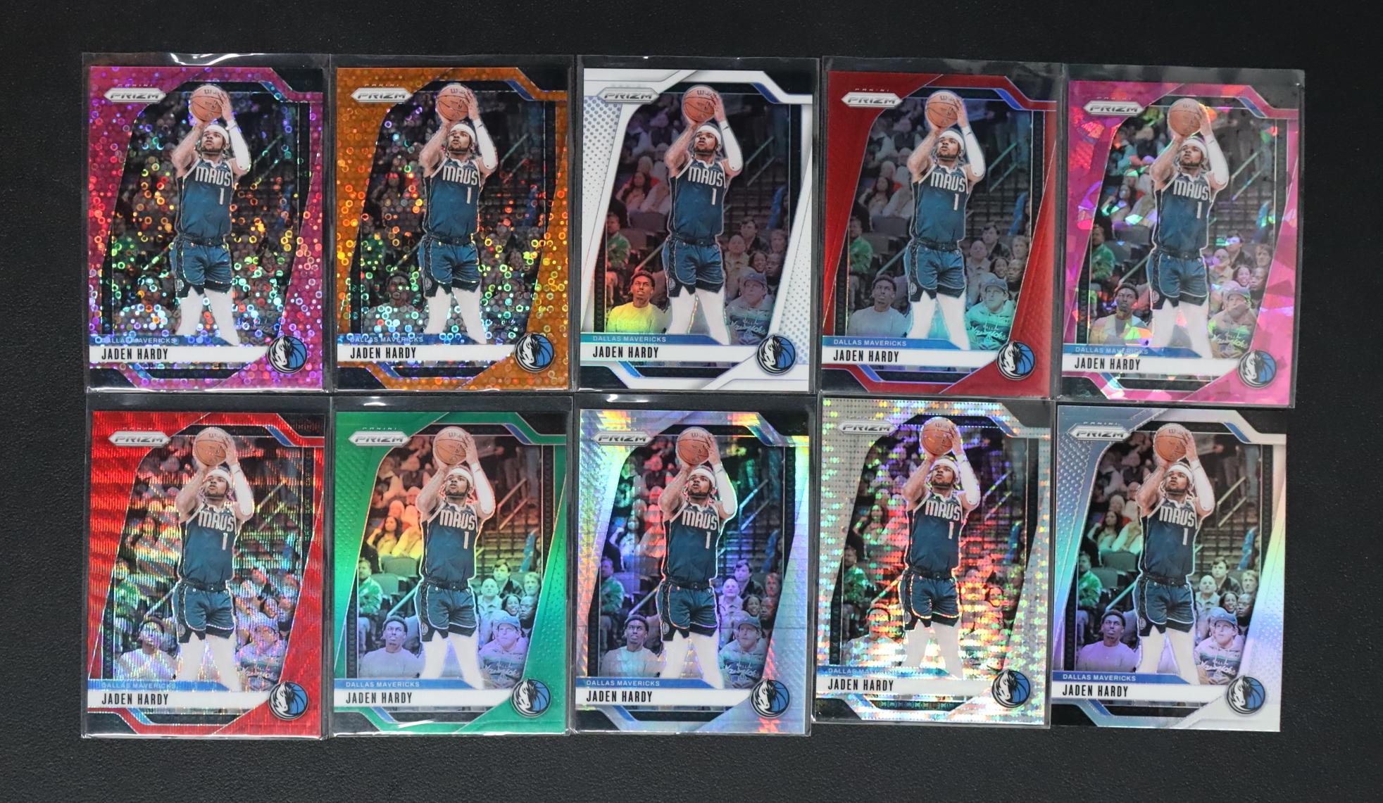 2024-25 prizm 独行侠 杰登哈迪 50编 125编 175编 等 银折 橙泡泡折 粉泡泡折 等 折射 lot【骏2223】40【超新星代卖】C